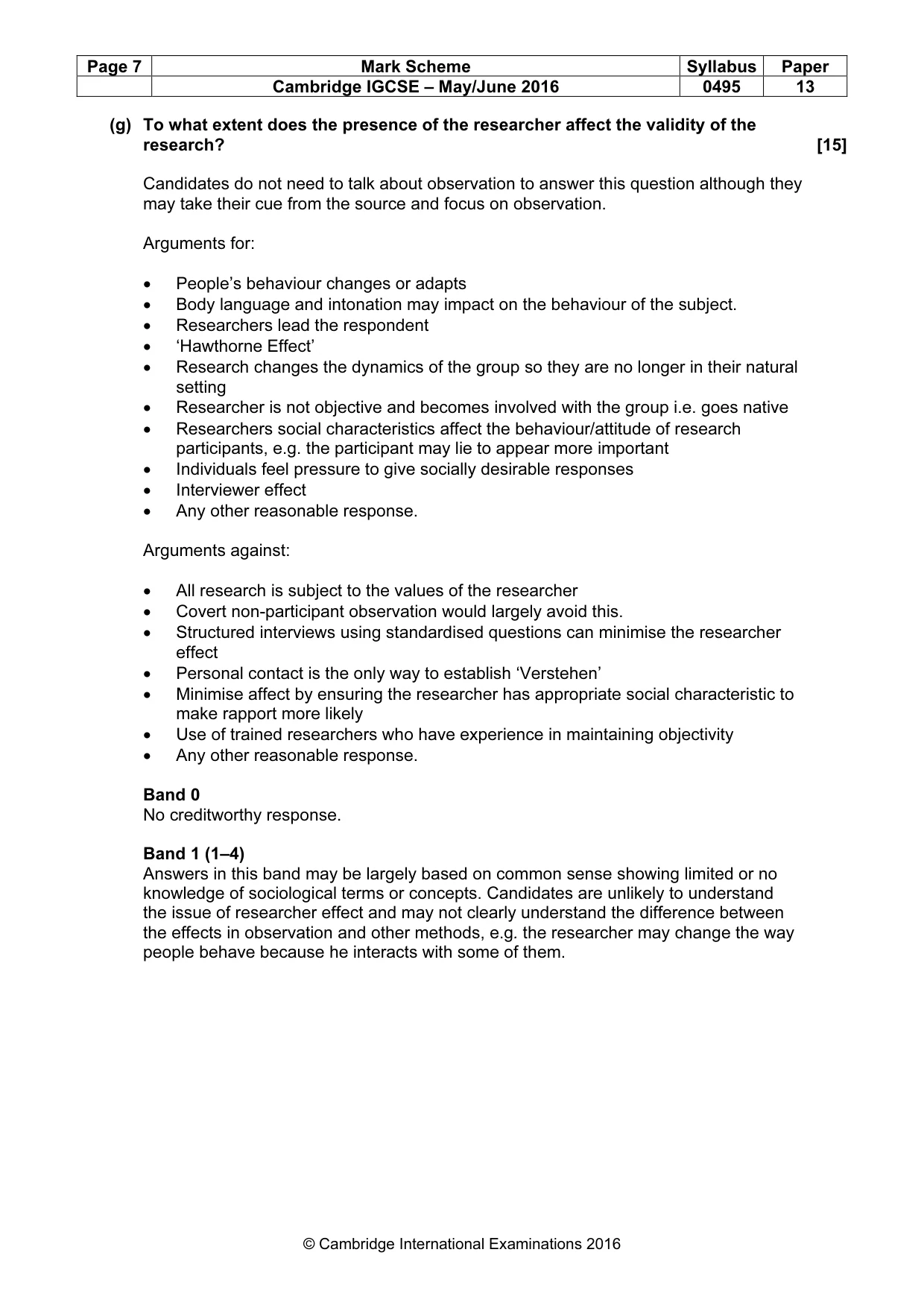 Mark scheme, page 7 of 18