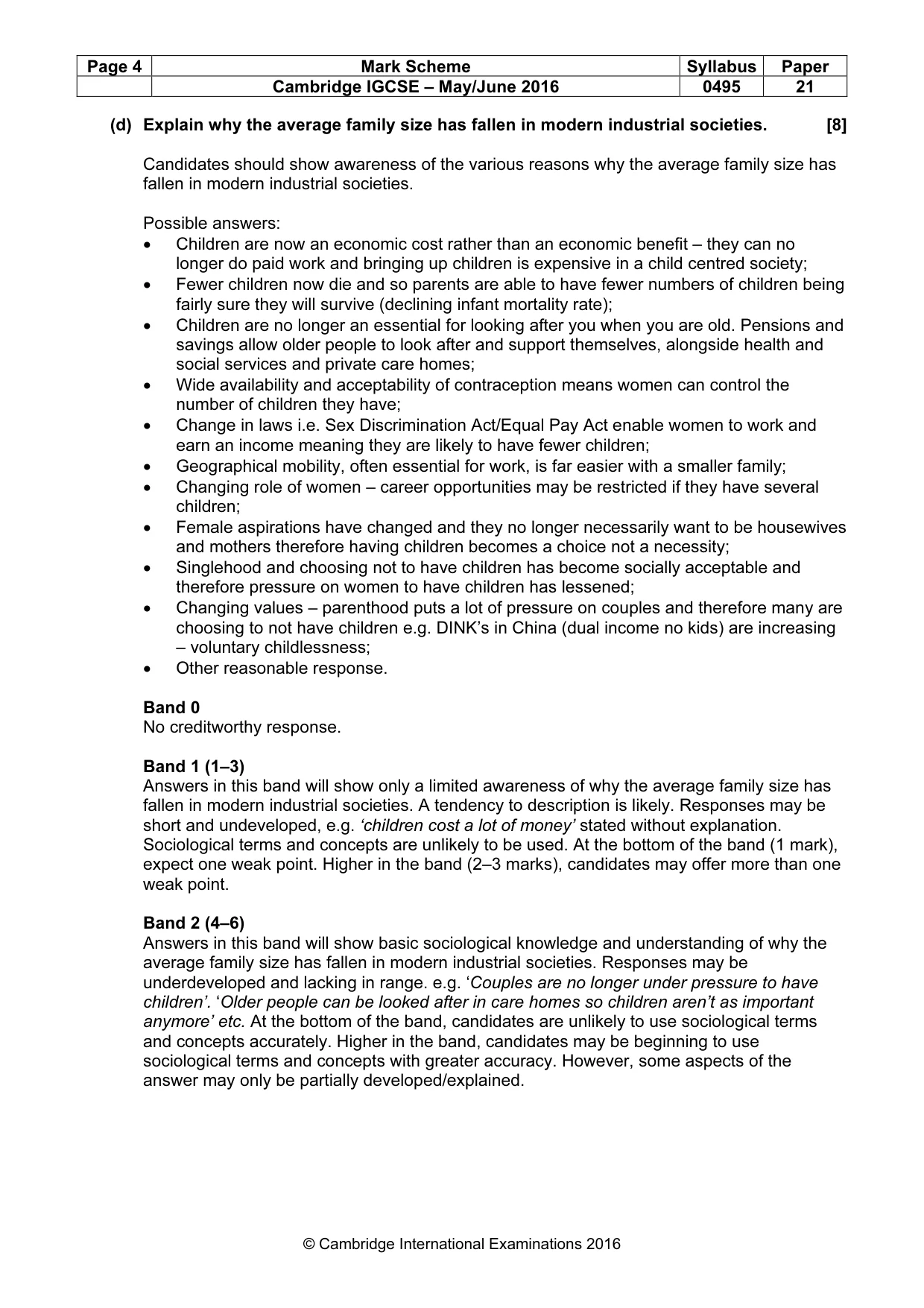 Mark scheme, page 4 of 26