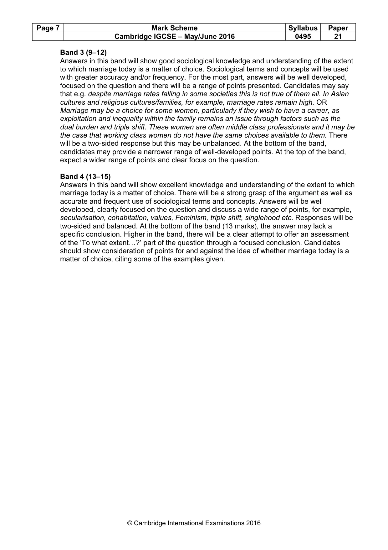 Mark scheme, page 7 of 26