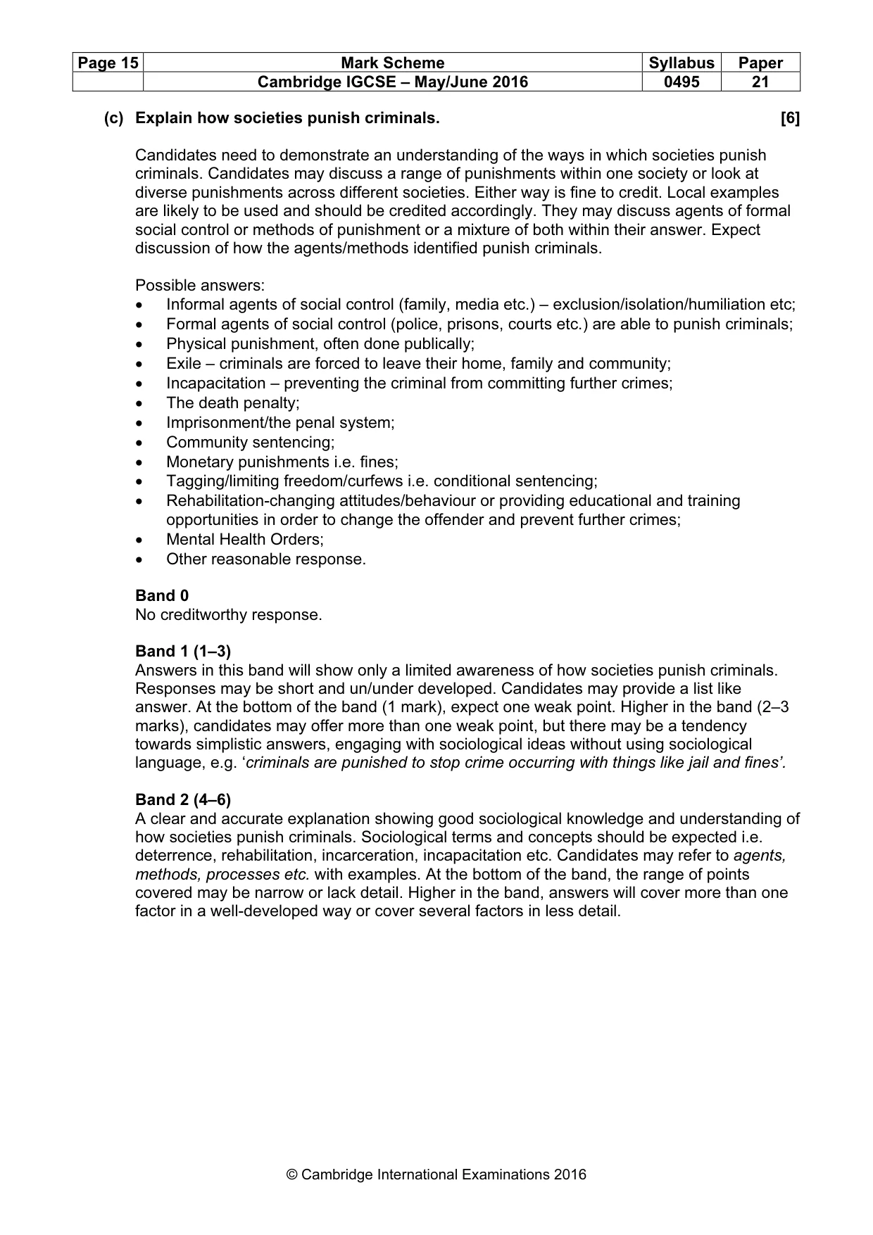 Mark scheme, page 15 of 26