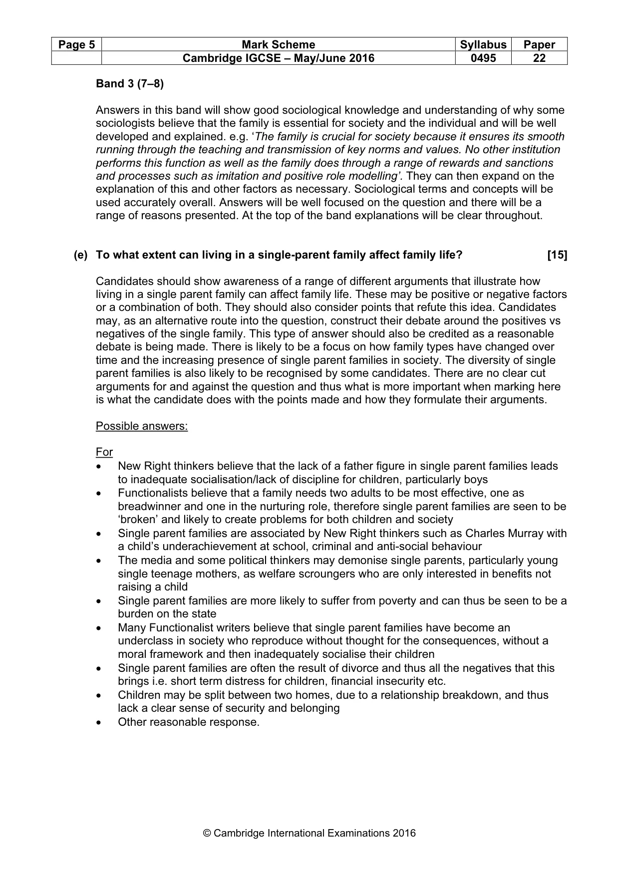 Mark scheme, page 5 of 25