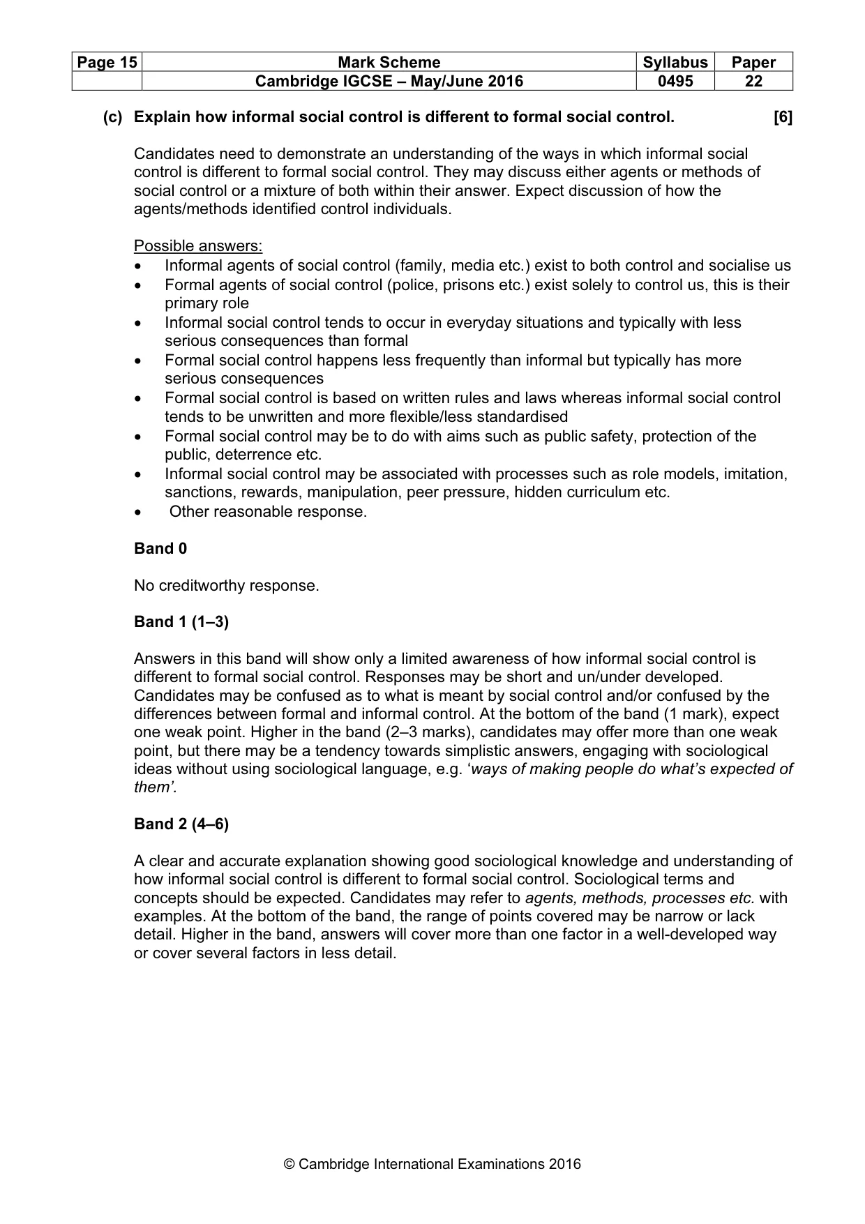 Mark scheme, page 15 of 25