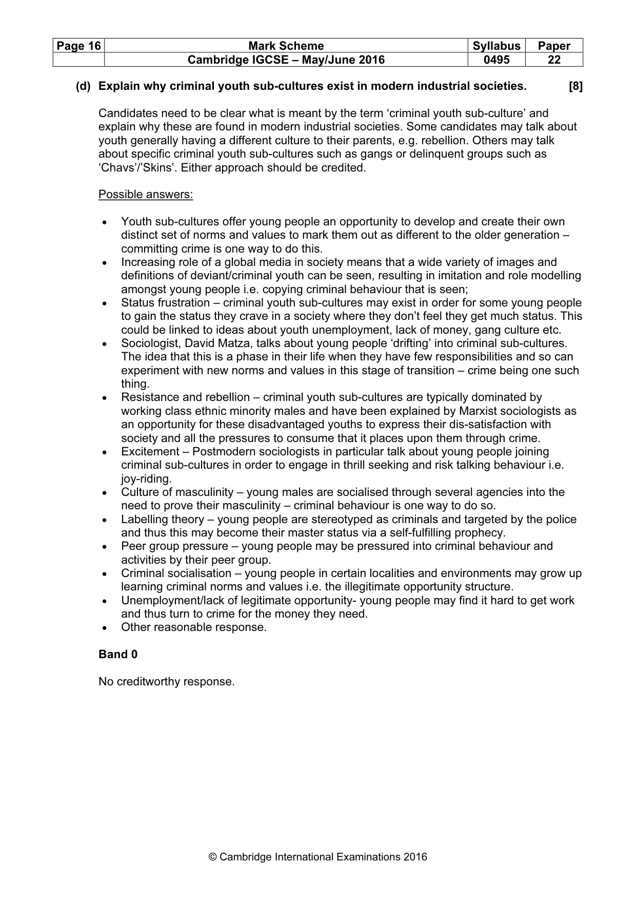 Mark scheme, page 16 of 25