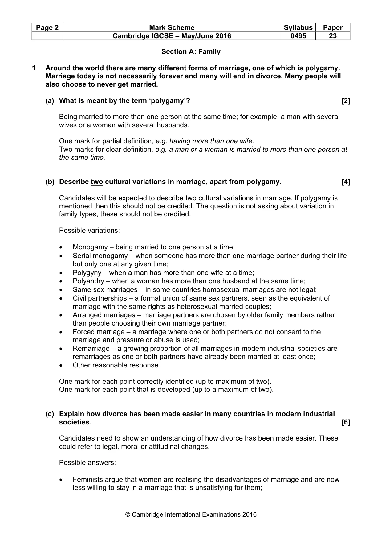 Mark scheme, page 2 of 22