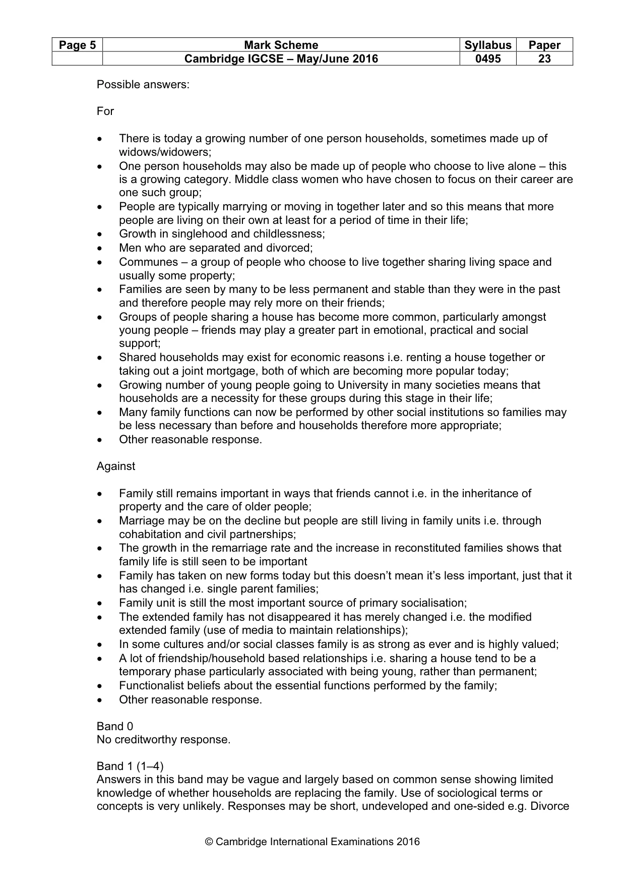 Mark scheme, page 5 of 22
