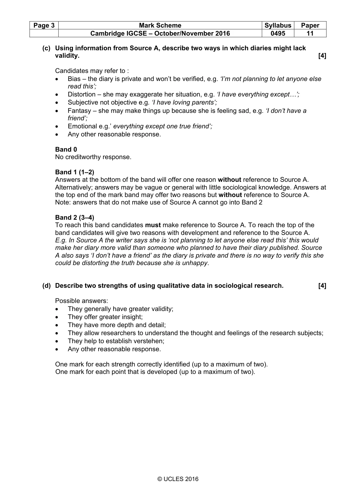 Mark scheme, page 3 of 15