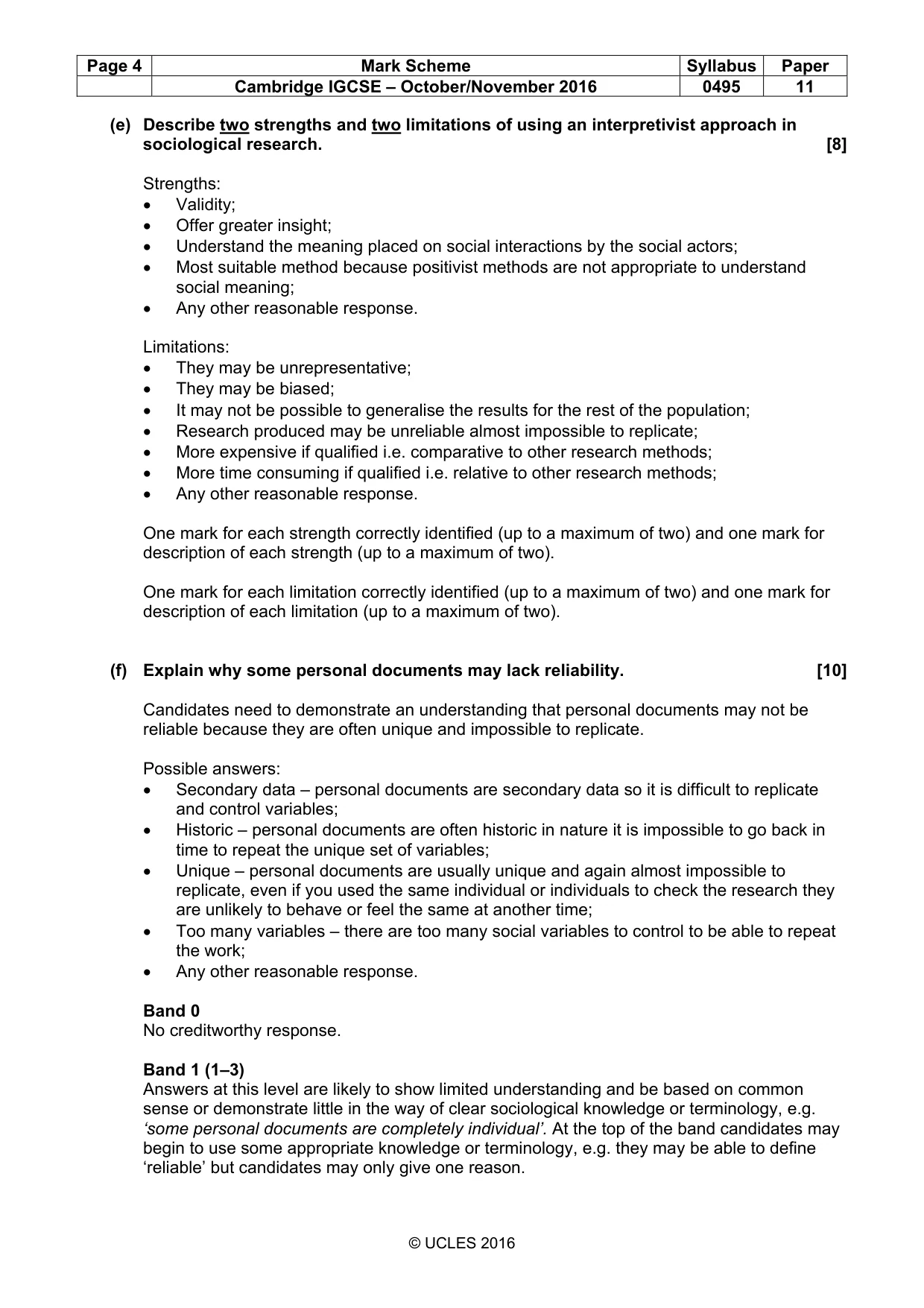 Mark scheme, page 4 of 15
