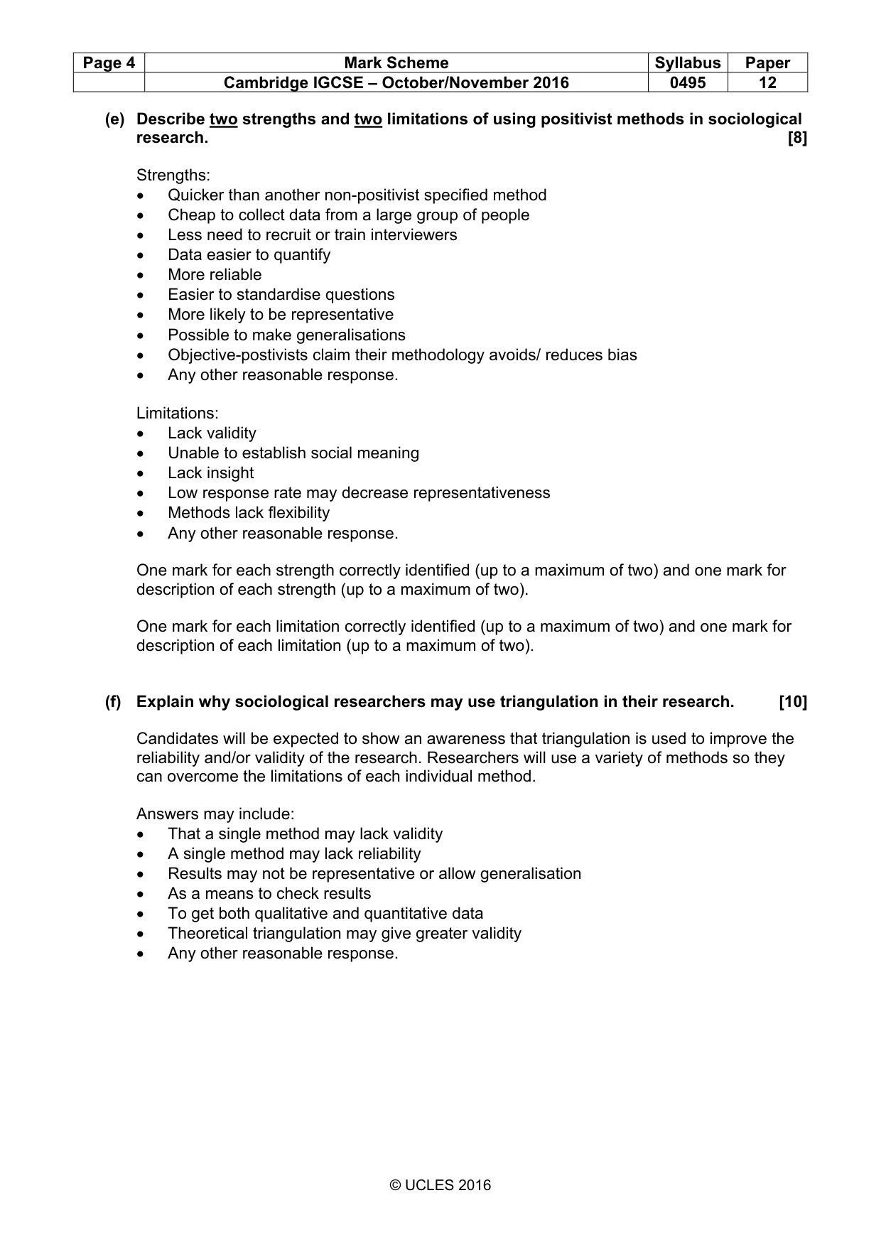 Mark scheme, page 4 of 14