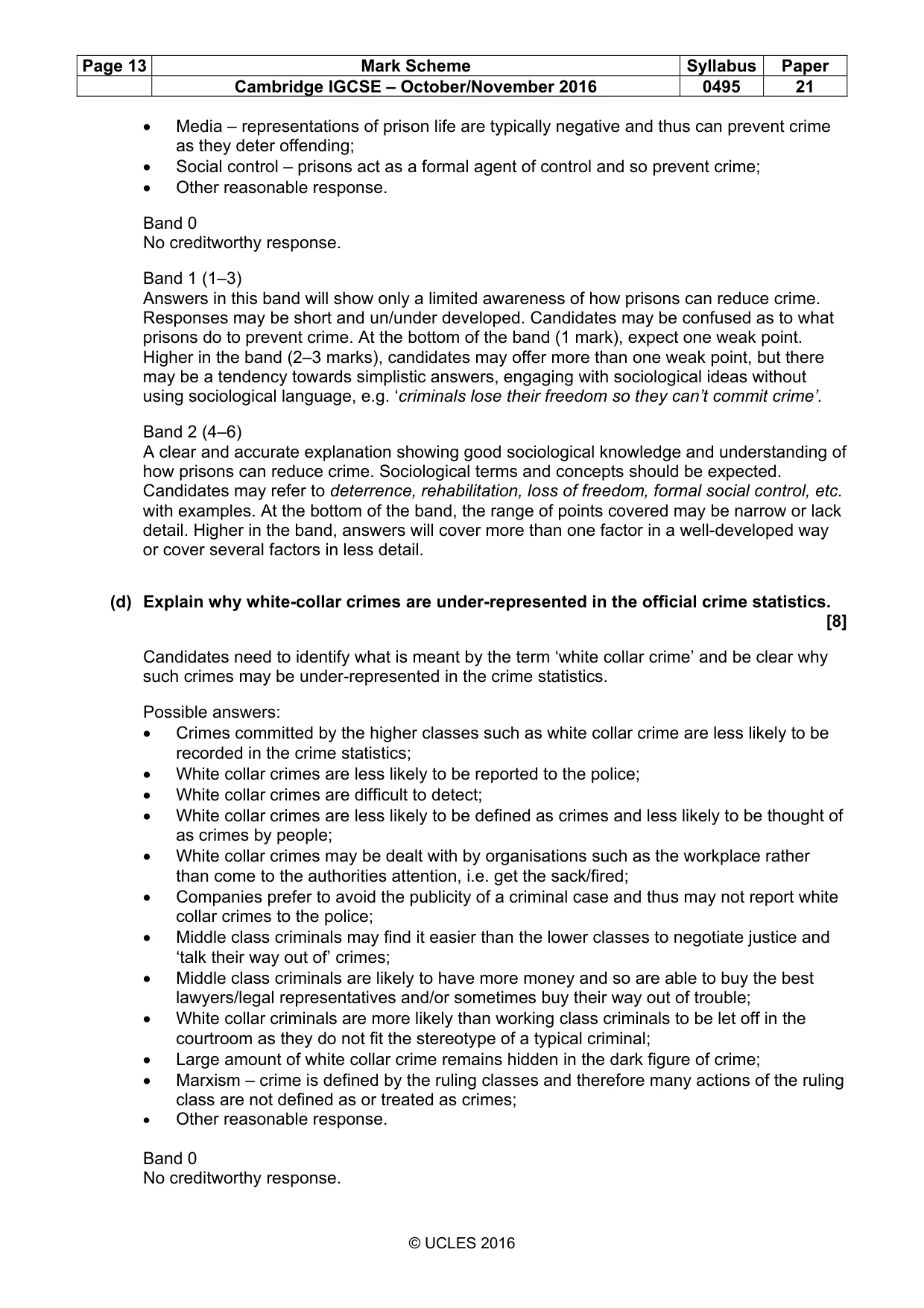 Mark scheme, page 13 of 21