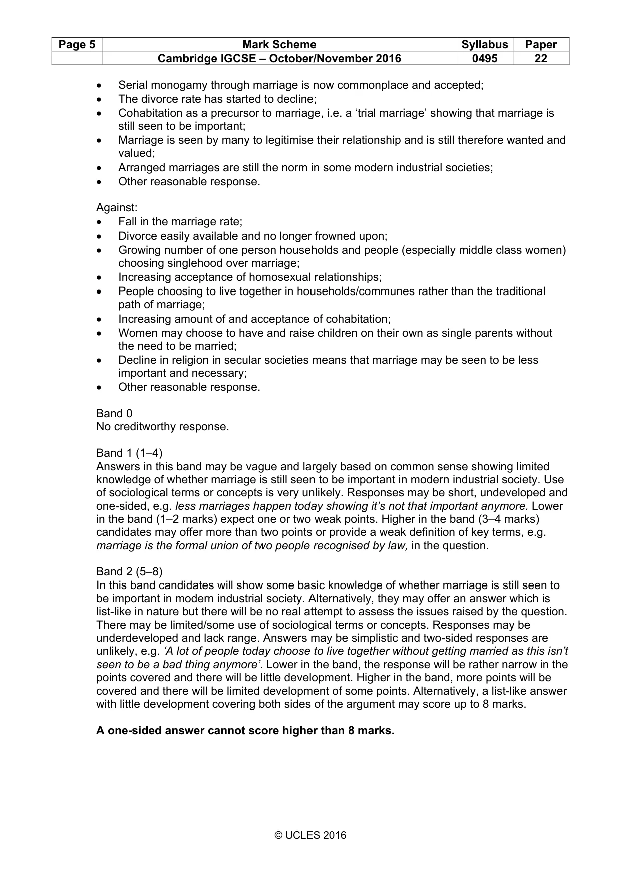 Mark scheme, page 5 of 21