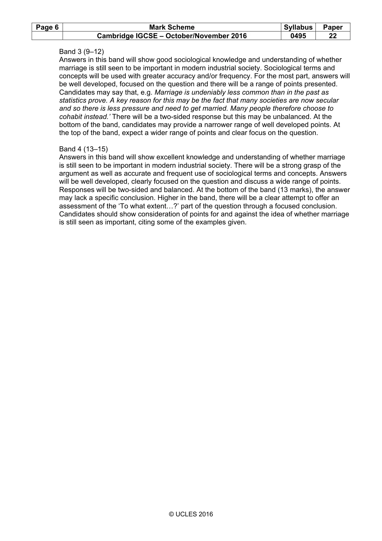 Mark scheme, page 6 of 21