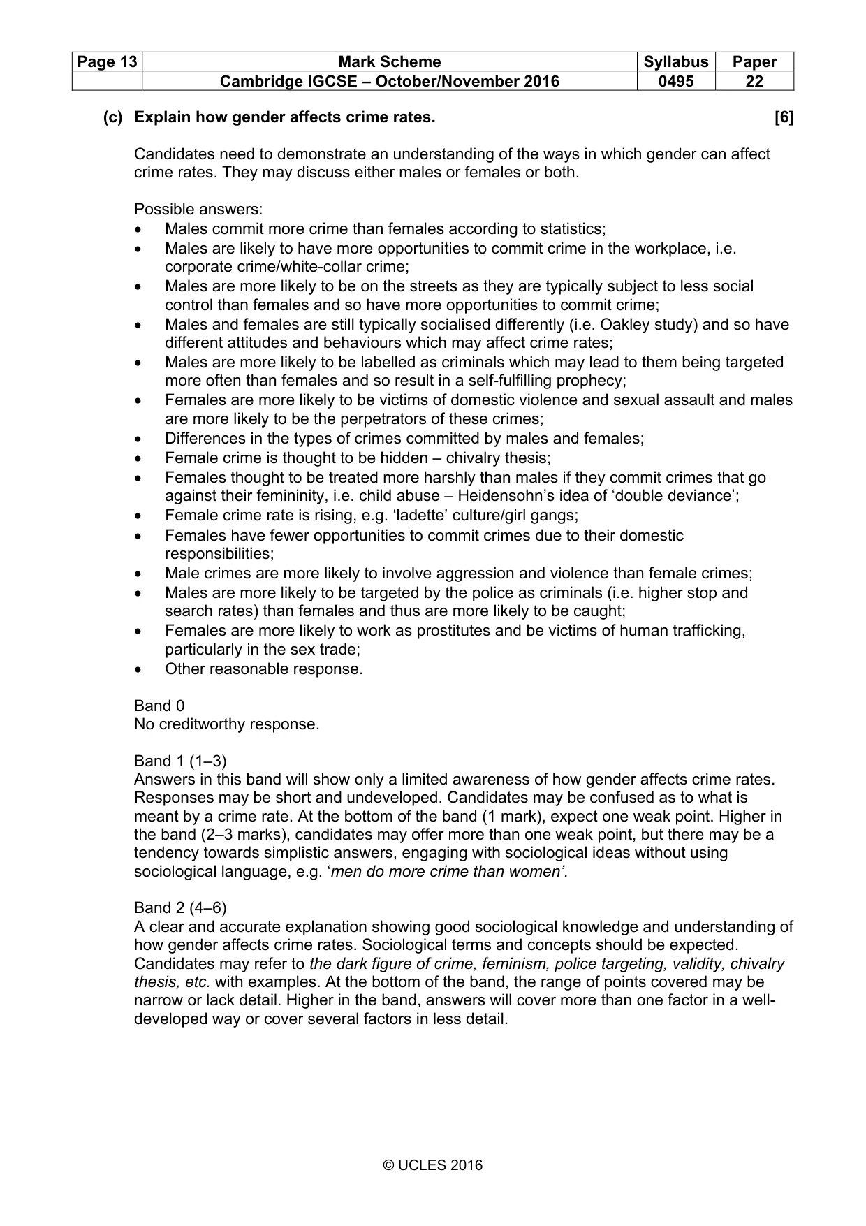 Mark scheme, page 13 of 21