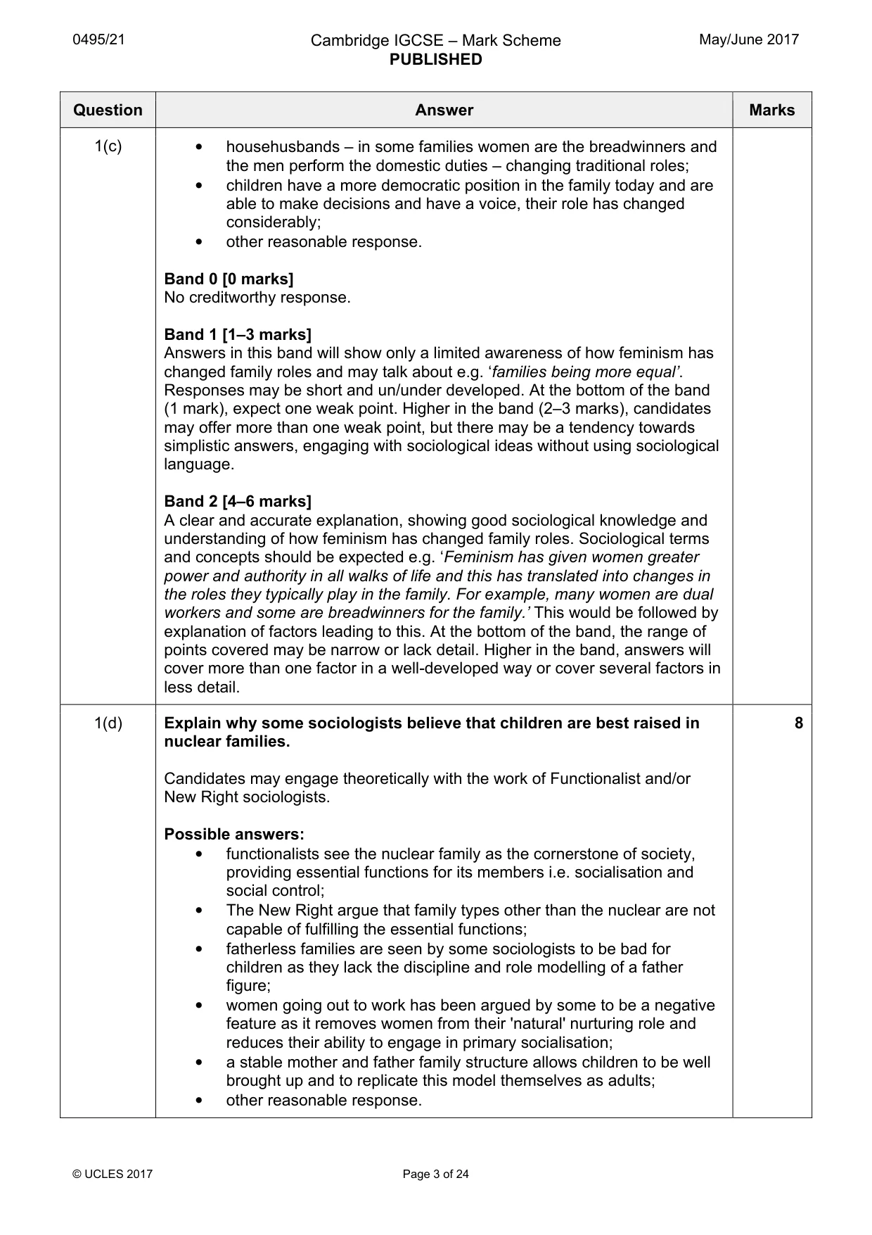 Mark scheme, page 3 of 24