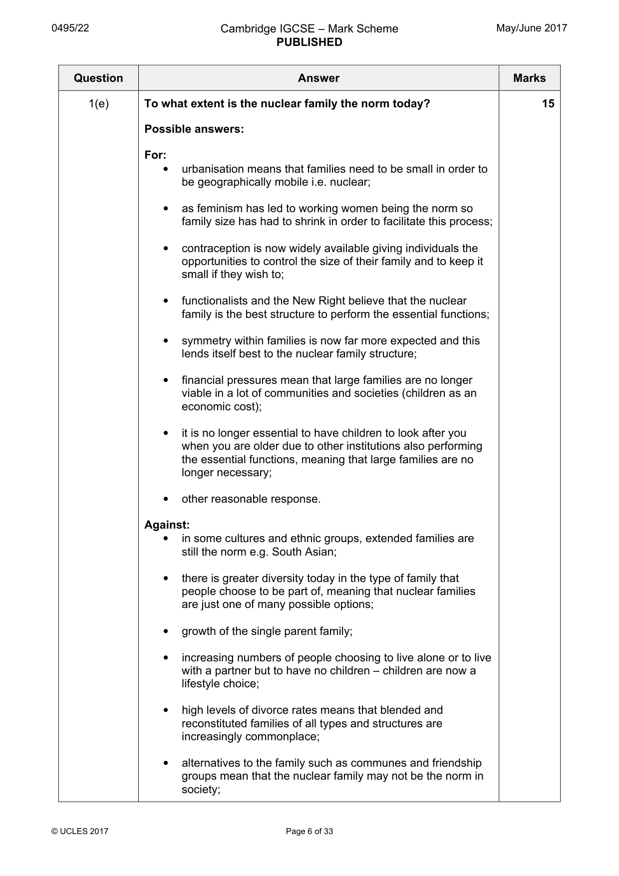 Mark scheme, page 6 of 33
