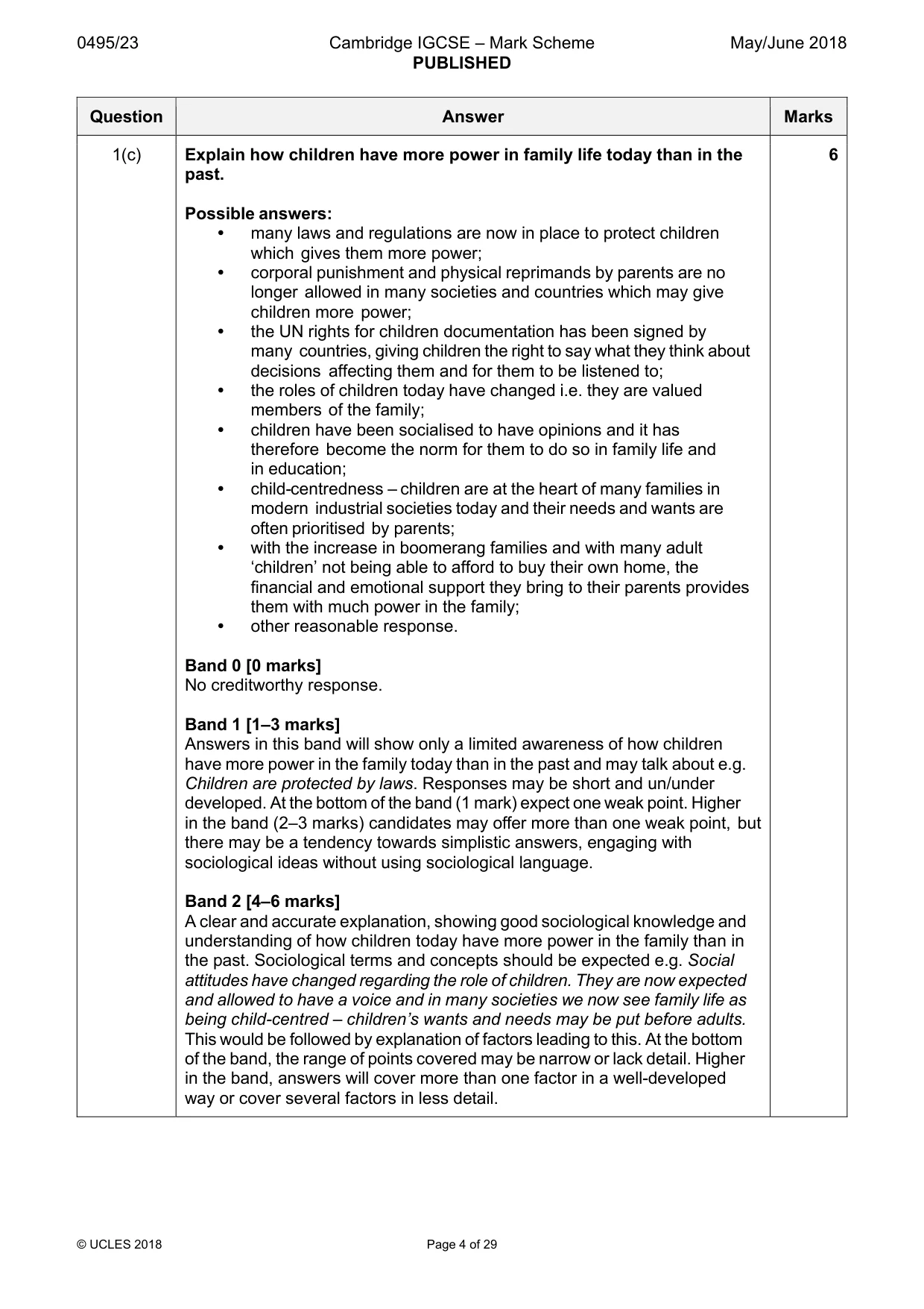 Mark scheme, page 4 of 29