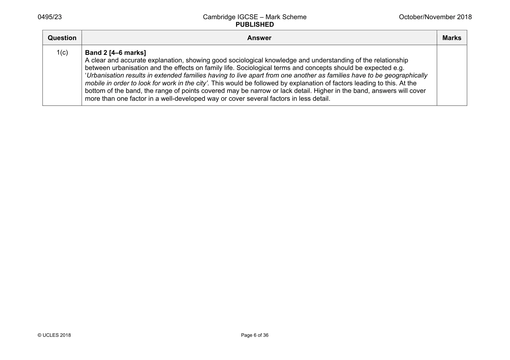 Mark scheme, page 6 of 36