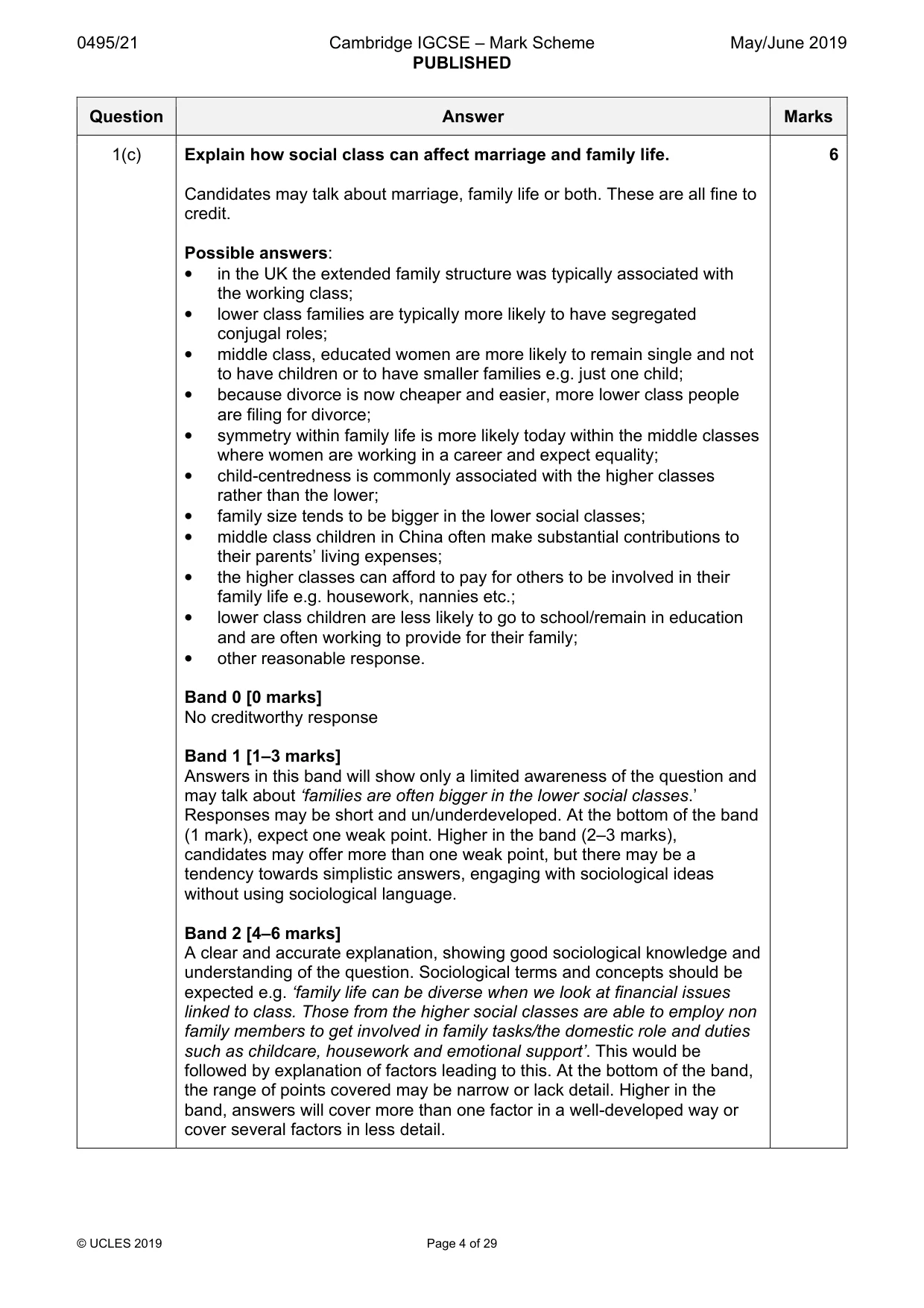 Mark scheme, page 4 of 29