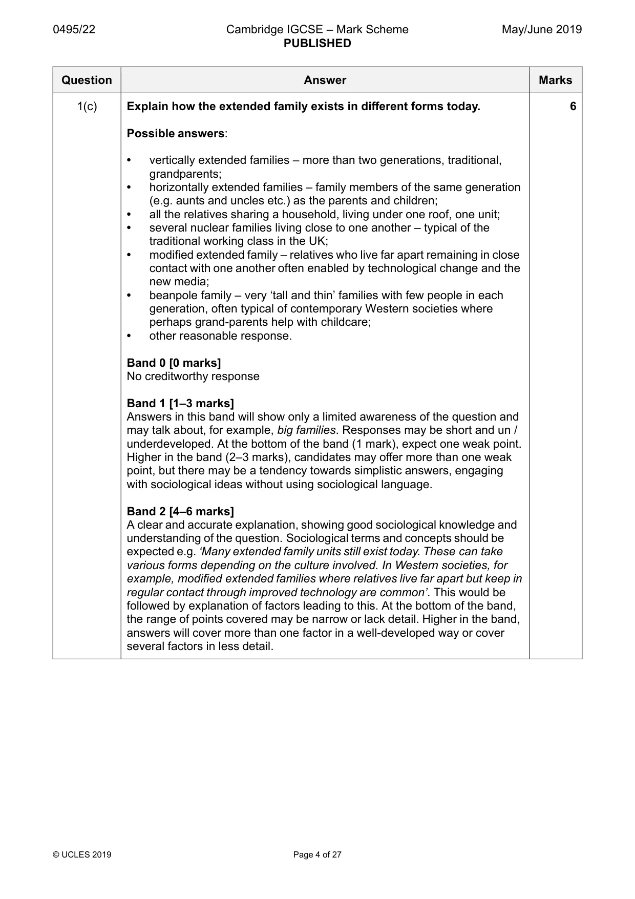 Mark scheme, page 4 of 27