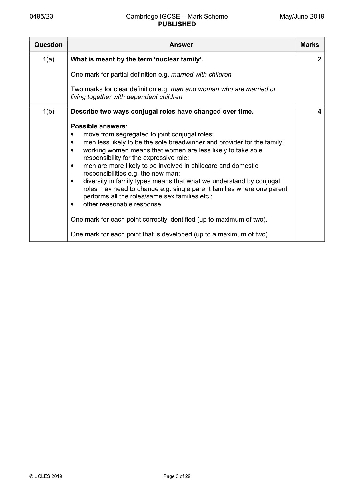 Mark scheme, page 3 of 29