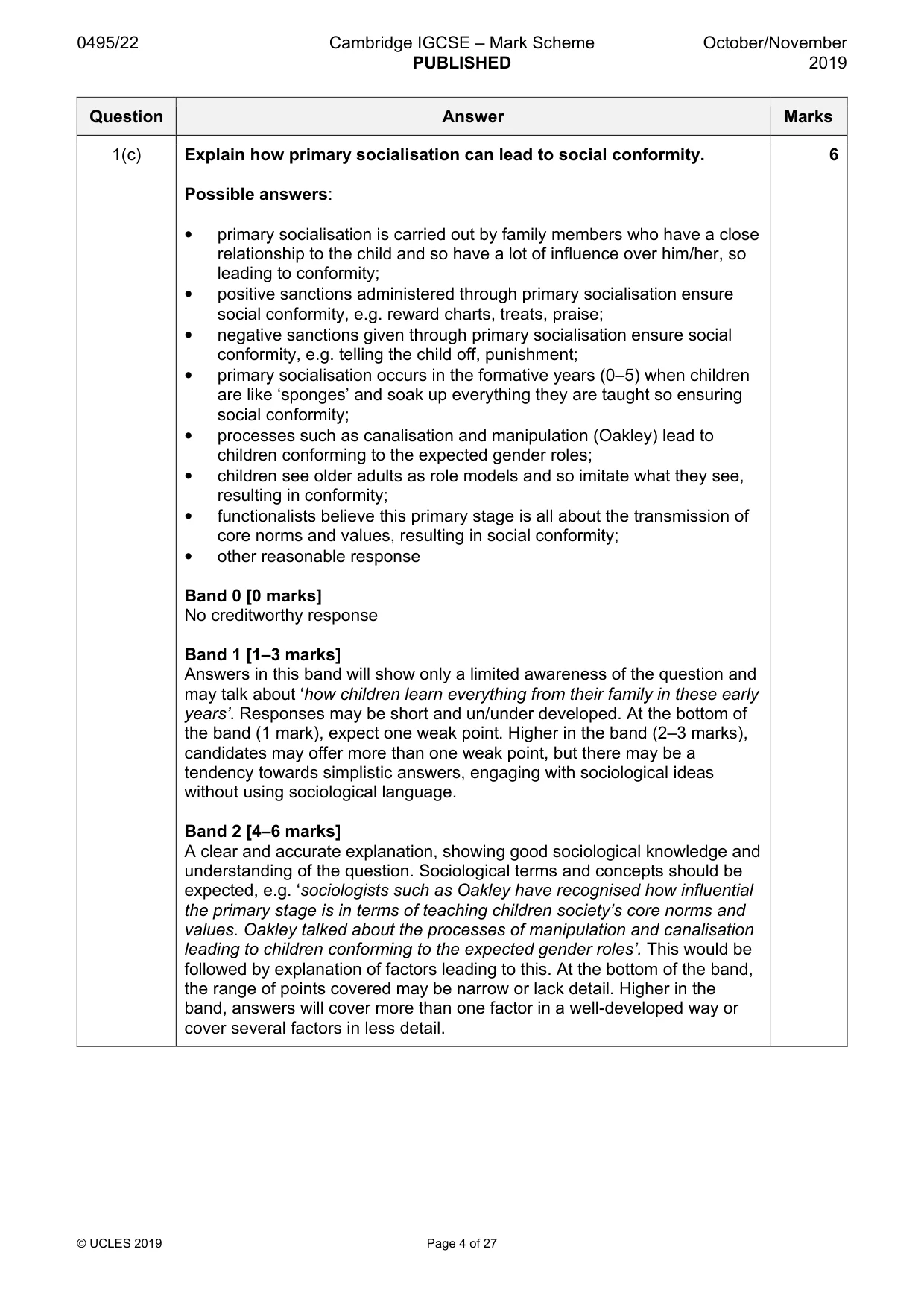 Mark scheme, page 4 of 27