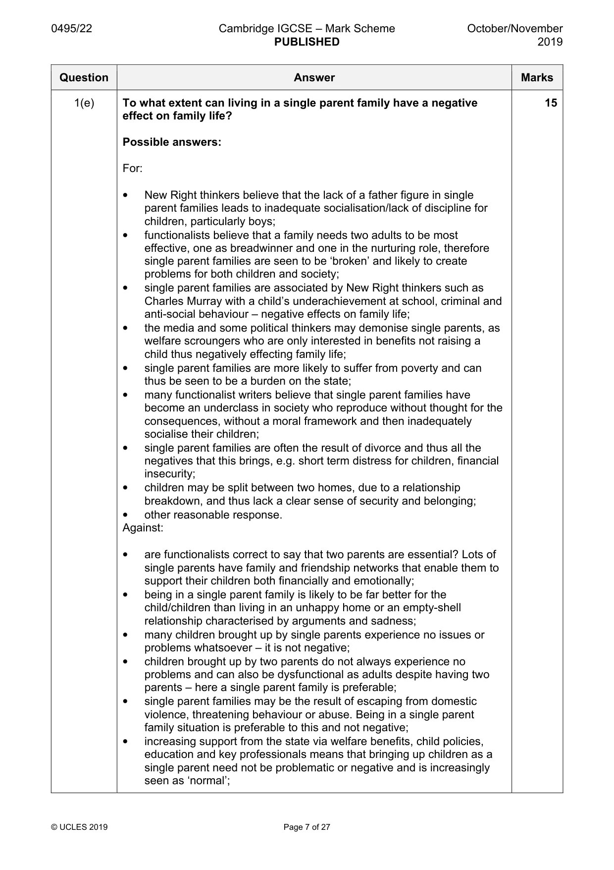 Mark scheme, page 7 of 27