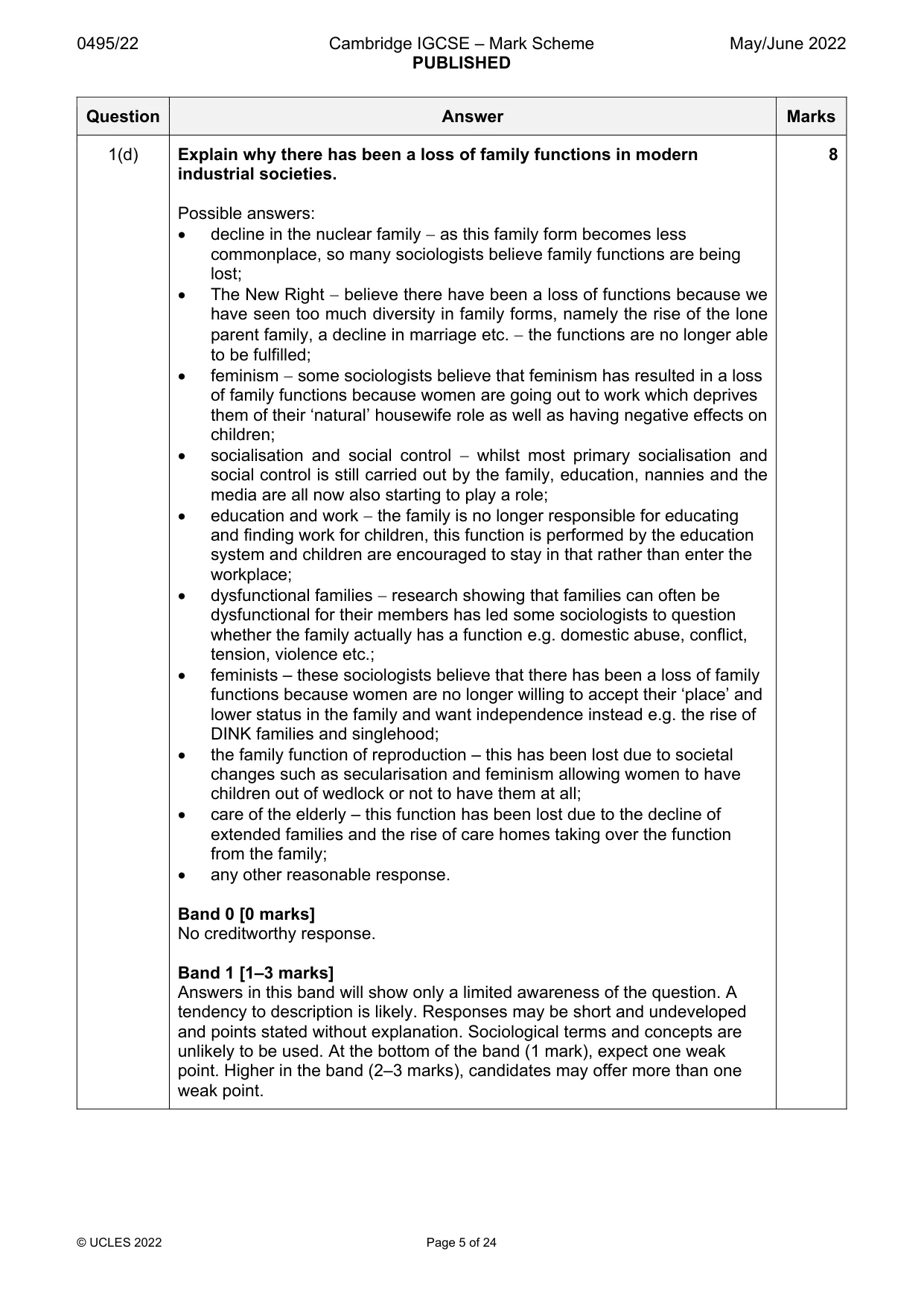 Mark scheme, page 5 of 24