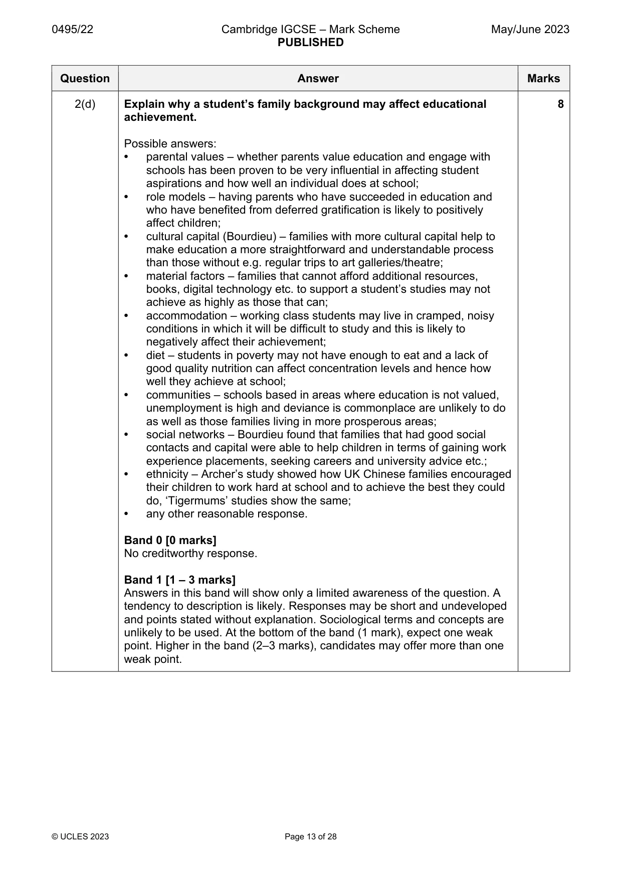 Mark scheme, page 13 of 28