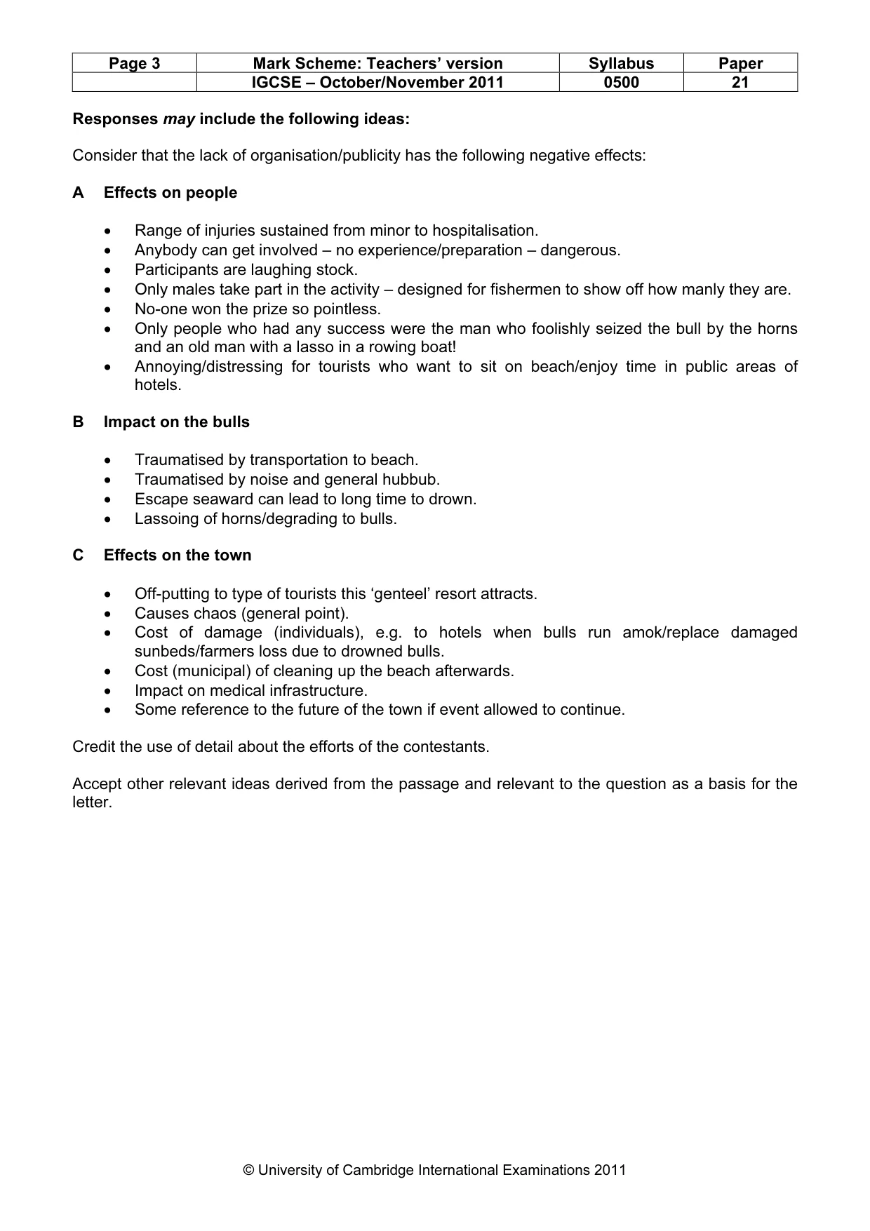 Mark scheme, page 3 of 12