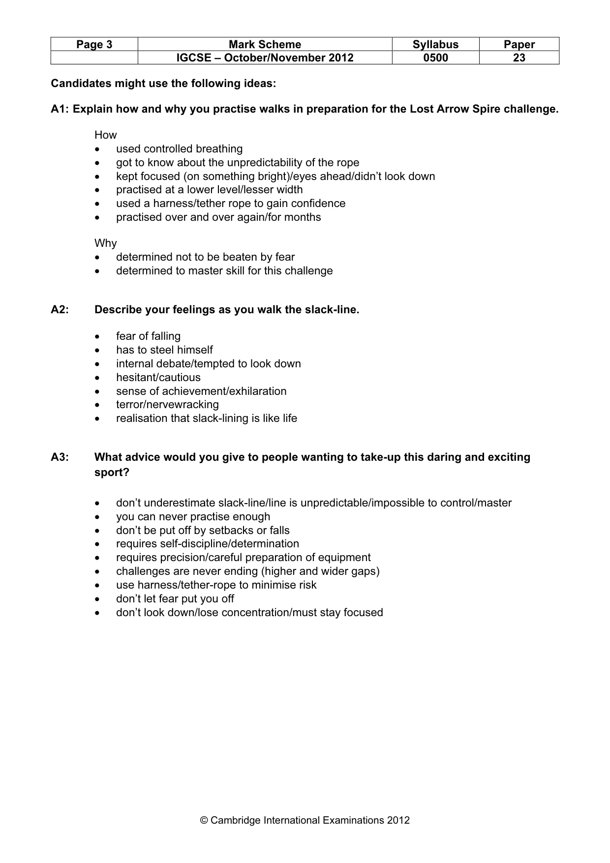 Mark scheme, page 3 of 11