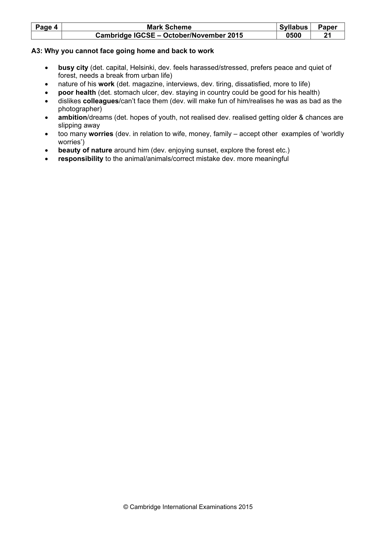 Mark scheme, page 4 of 12