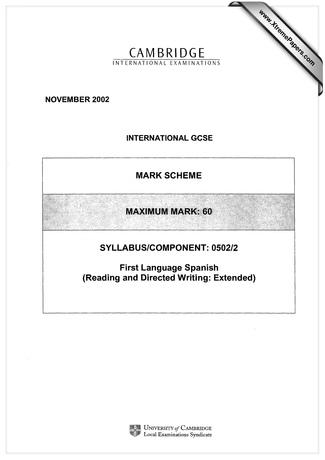 Mark scheme, page 1 of 4