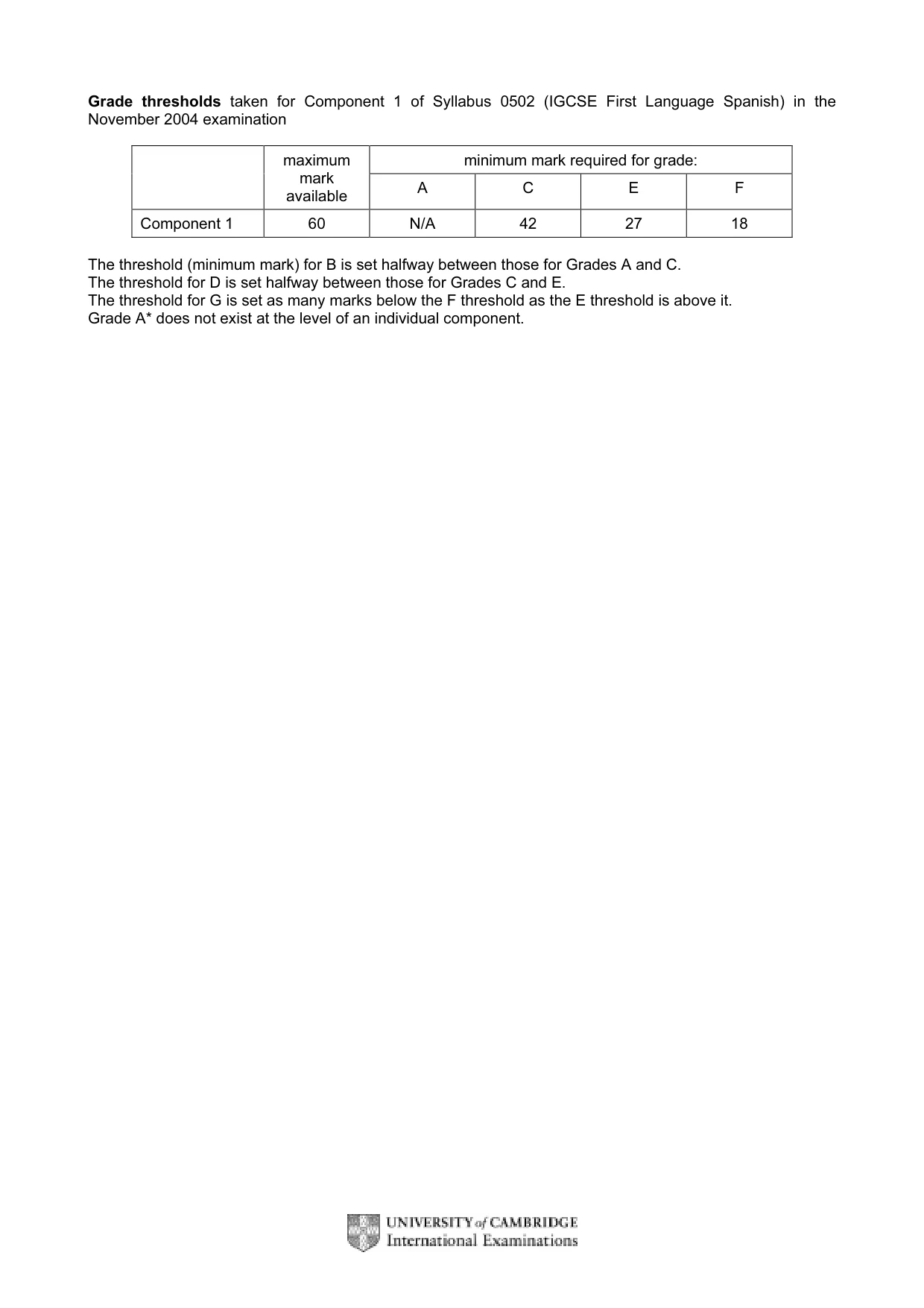 Mark scheme, page 2 of 6