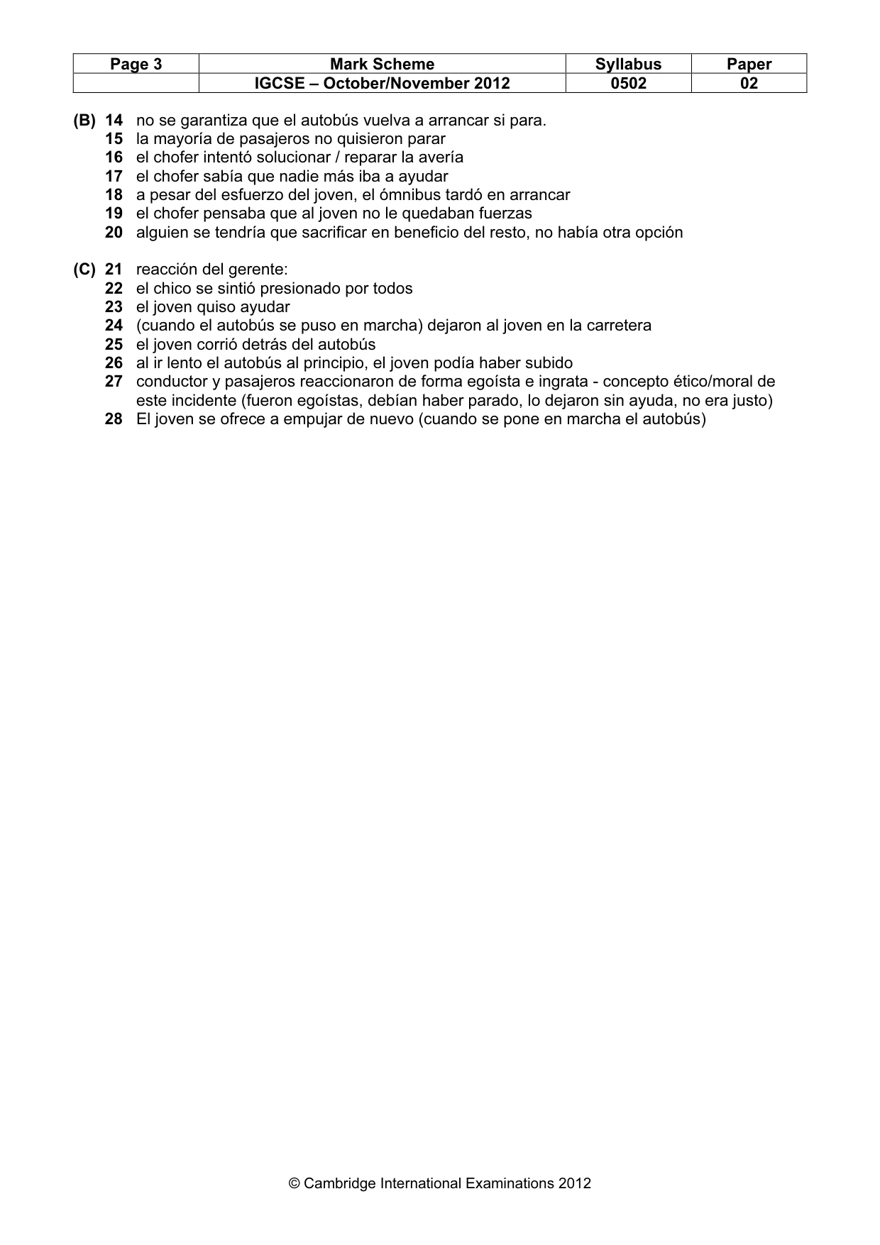 Mark scheme, page 3 of 10