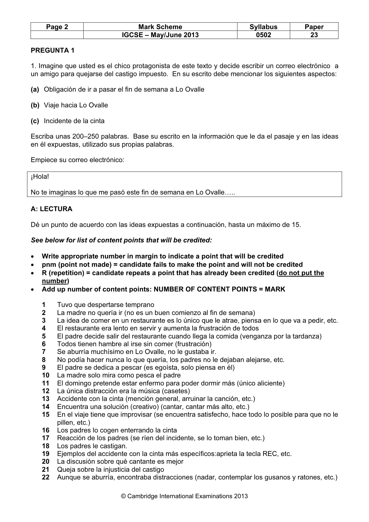 Mark scheme, page 2 of 10