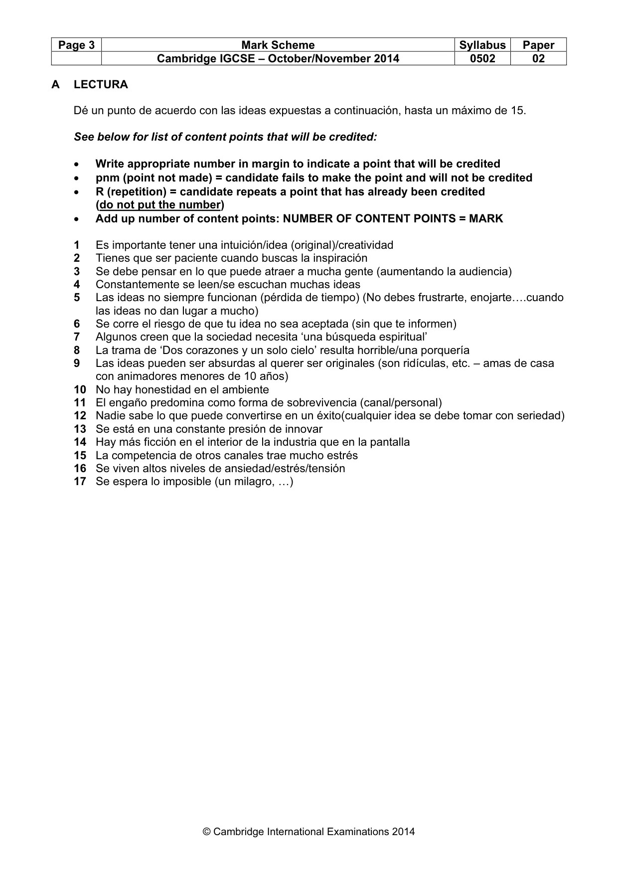 Mark scheme, page 3 of 10