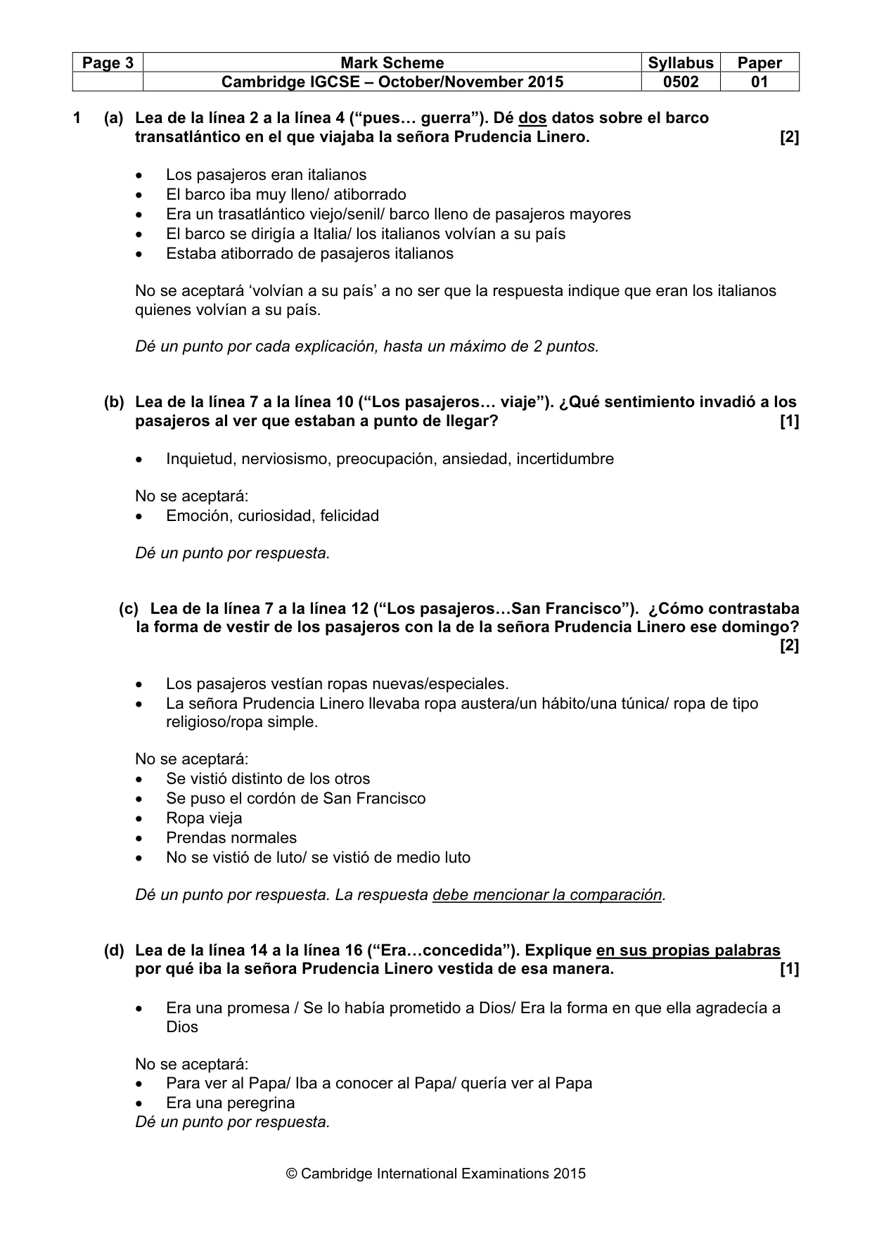 Mark scheme, page 3 of 12