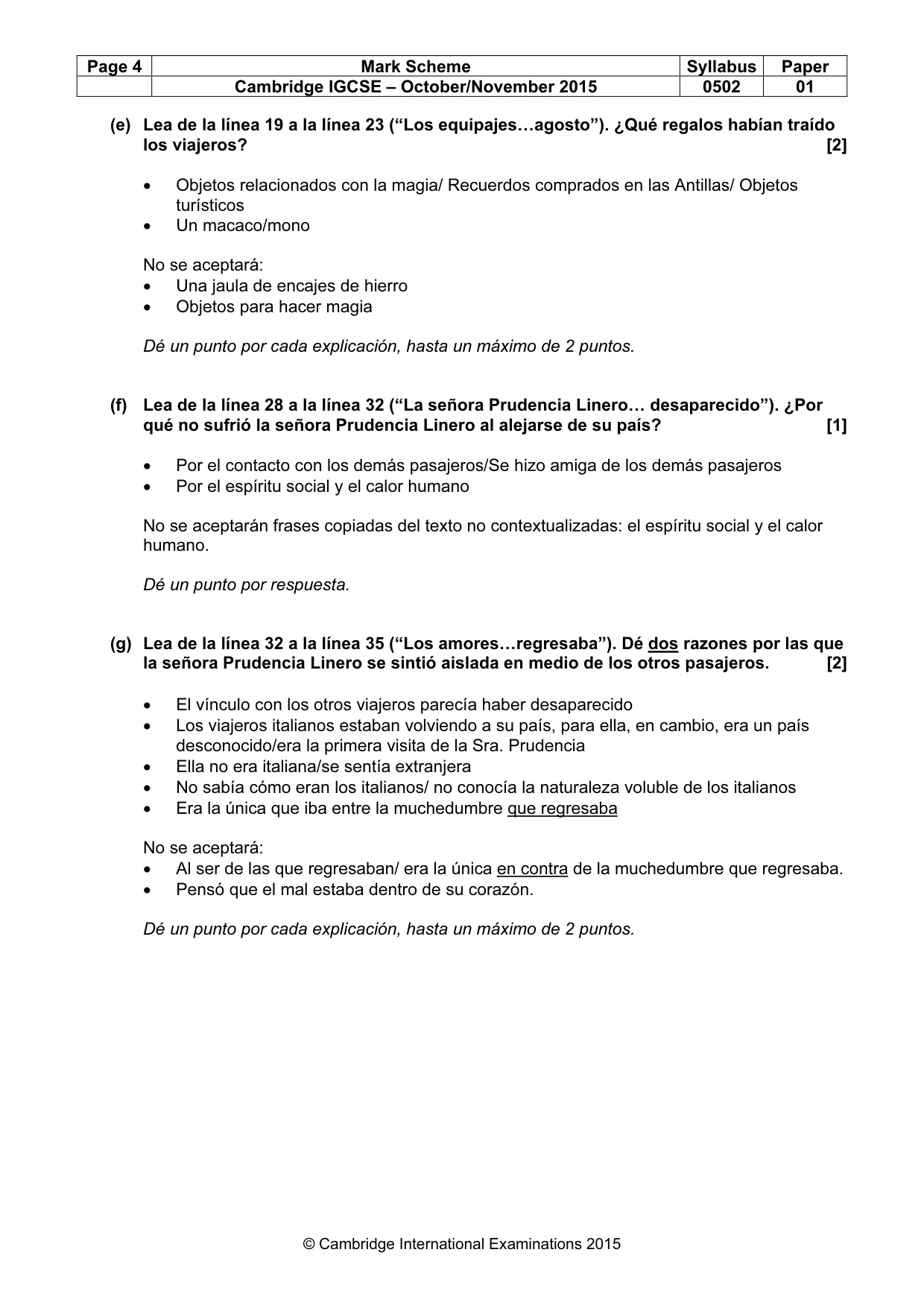 Mark scheme, page 4 of 12