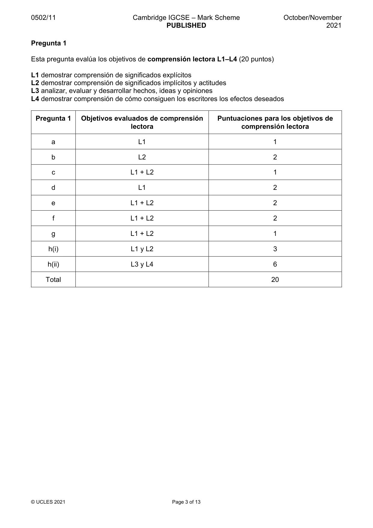 Mark scheme, page 3 of 13