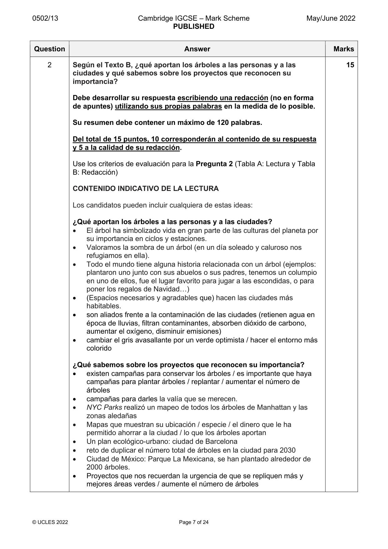 Mark scheme, page 7 of 24