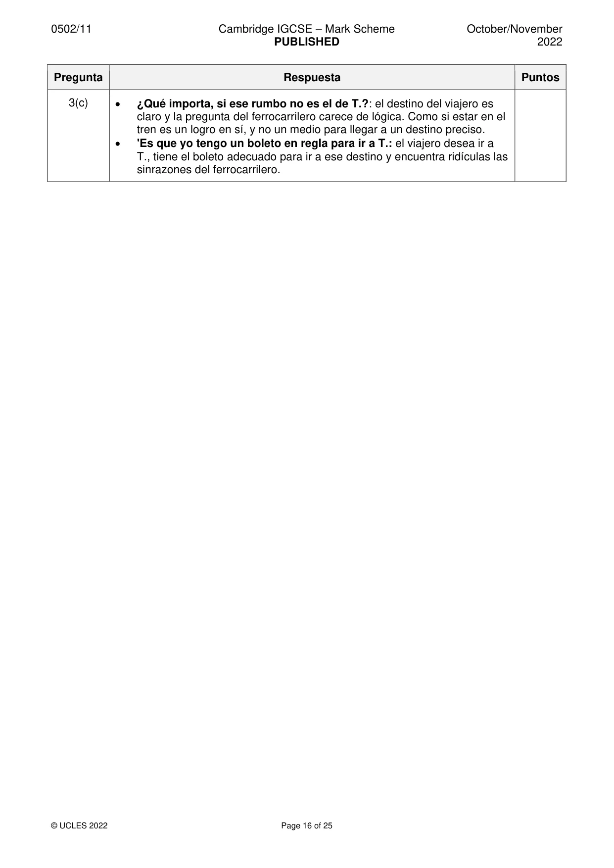Mark scheme, page 16 of 25