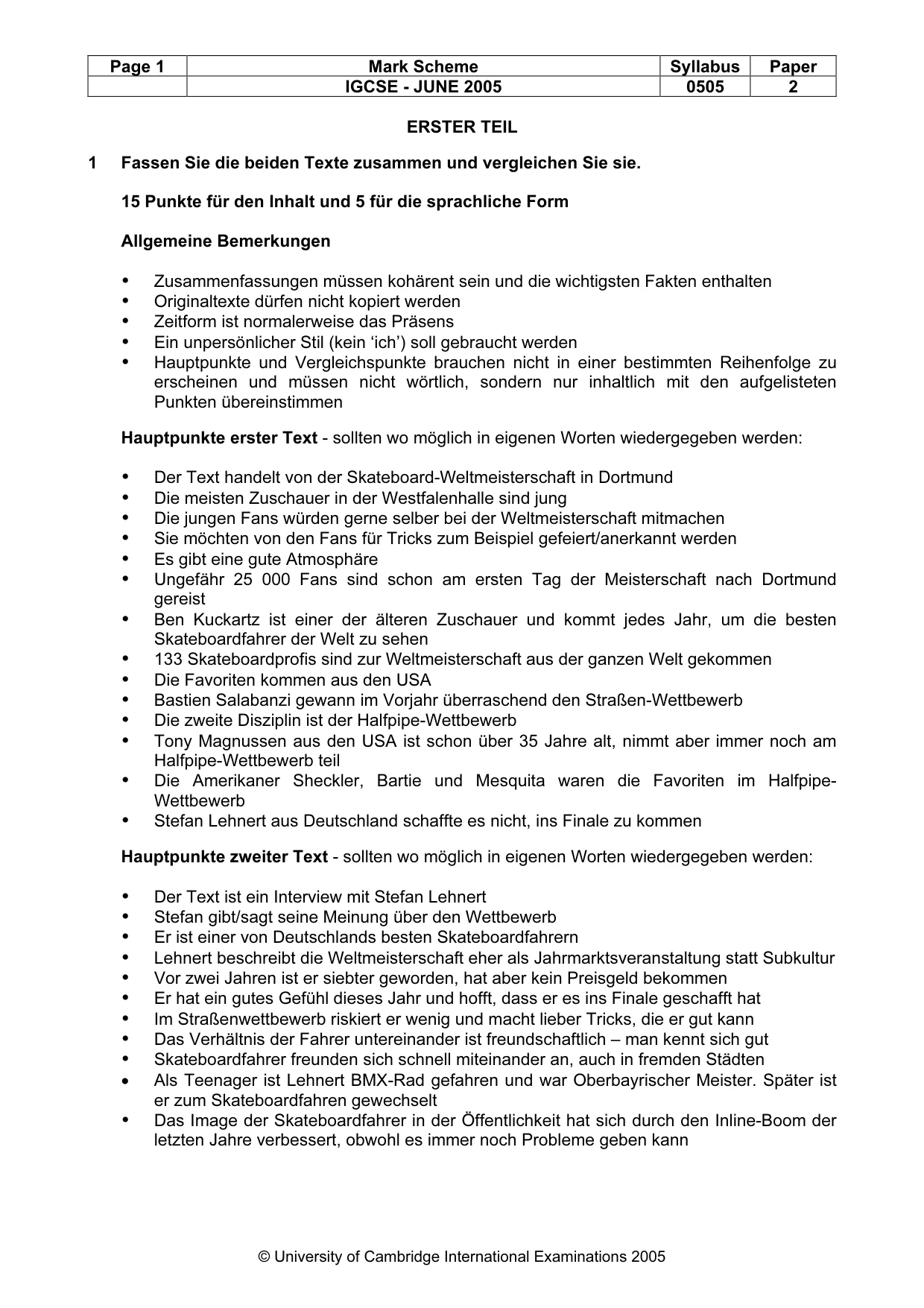 Mark scheme, page 4 of 7