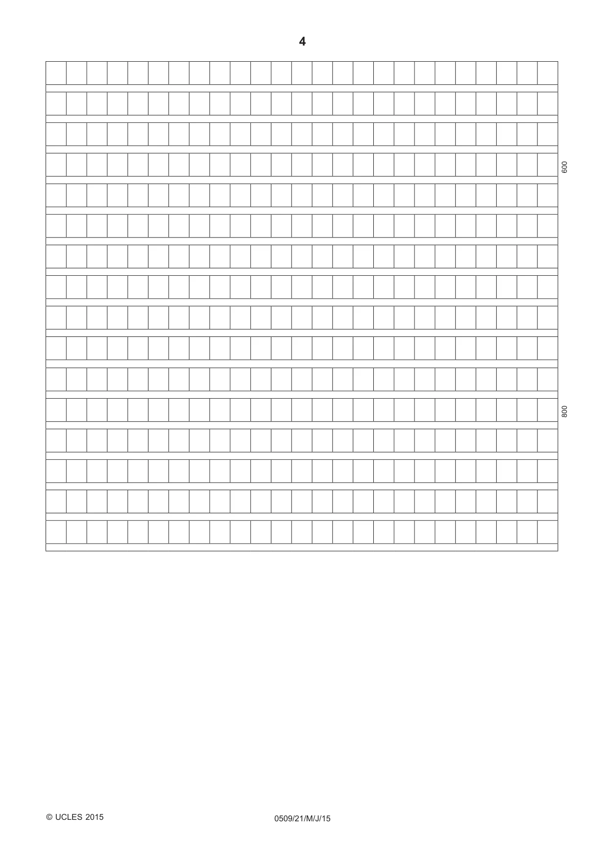 Cambridge IGCSE Chinese - First Language 0509 2015 May/June Paper 2 · Variant 1 question paper, page 4 of 8