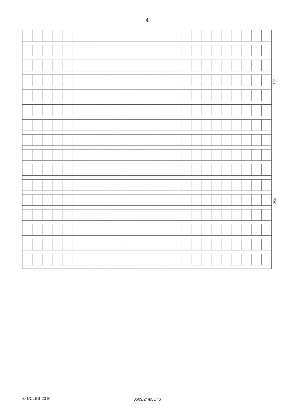 Cambridge IGCSE Chinese - First Language 0509 2016 May/June Paper 2 · Variant 1 question paper, page 4 of 8