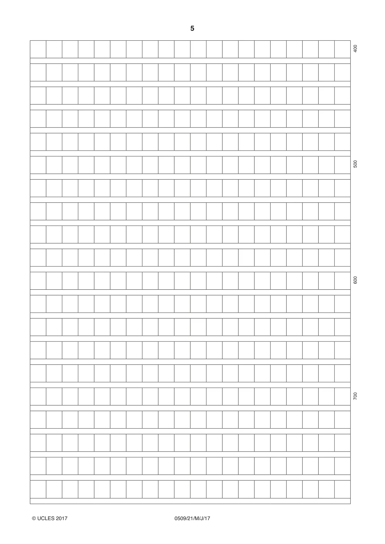 Cambridge IGCSE Chinese - First Language 0509 2017 May/June Paper 2 · Variant 1 question paper, page 5 of 8