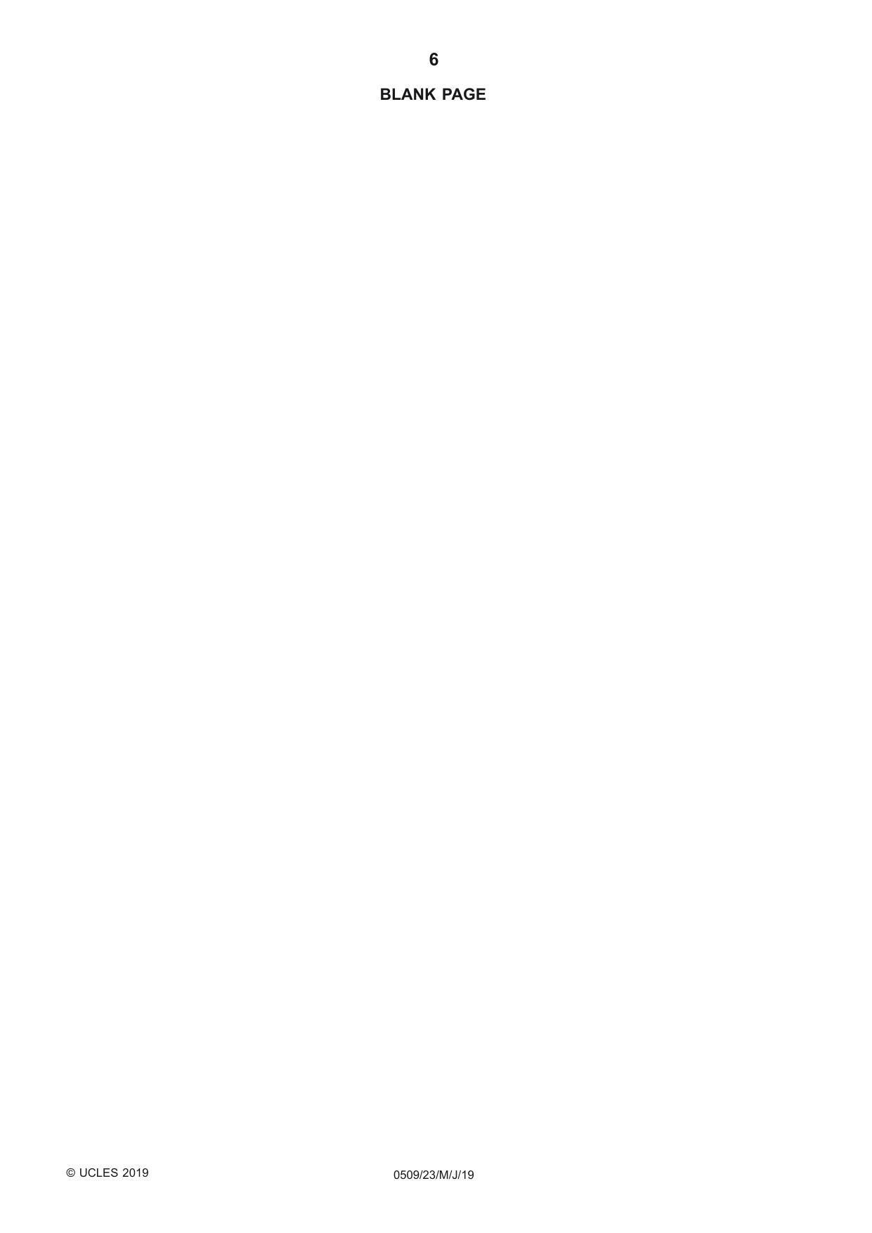Cambridge IGCSE Chinese - First Language 0509 2019 May/June Paper 2 · Variant 3 question paper, page 6 of 8