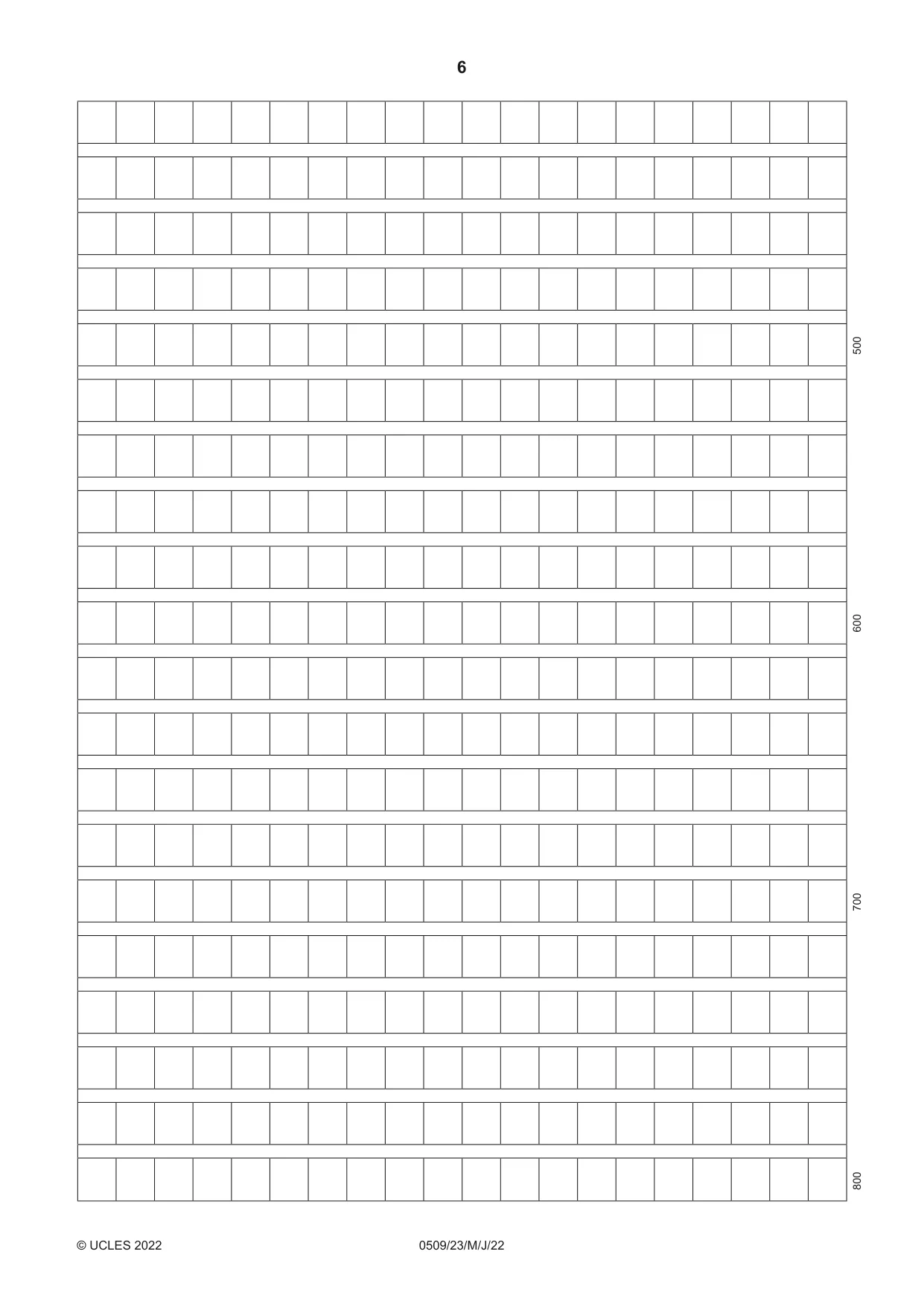 Cambridge IGCSE Chinese - First Language 0509 2022 May/June Paper 2 · Variant 3 question paper, page 6 of 16