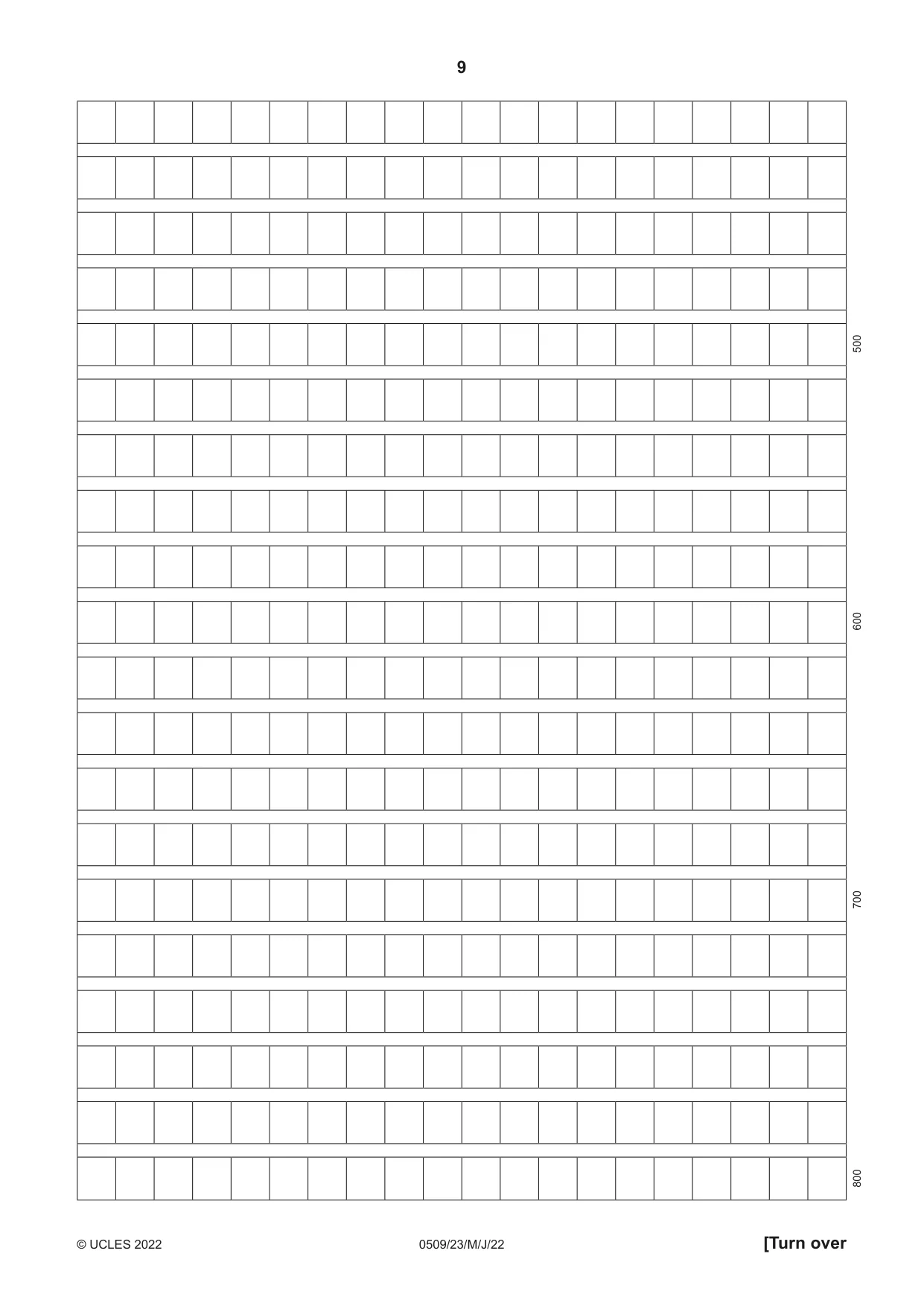 Cambridge IGCSE Chinese - First Language 0509 2022 May/June Paper 2 · Variant 3 question paper, page 9 of 16