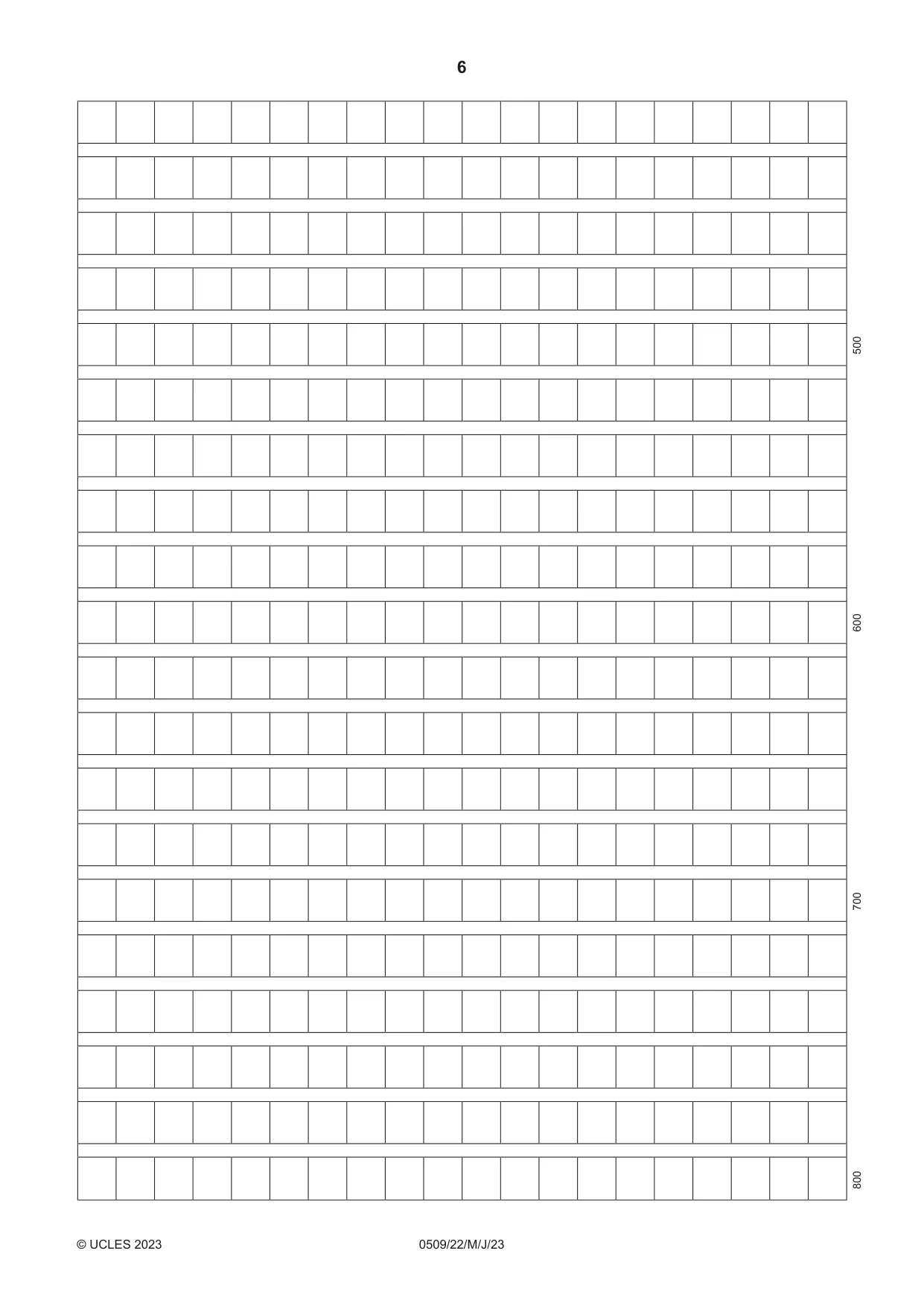 Cambridge IGCSE Chinese - First Language 0509 2023 May/June Paper 2 · Variant 2 question paper, page 6 of 16