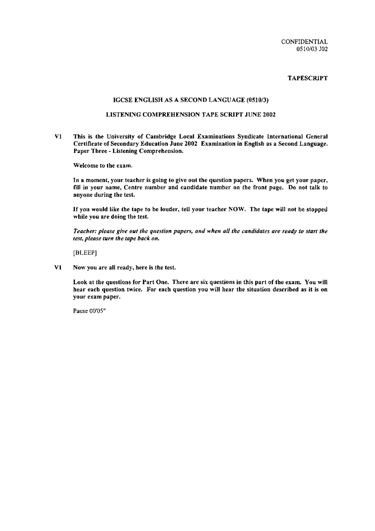 Mark scheme, page 5 of 14