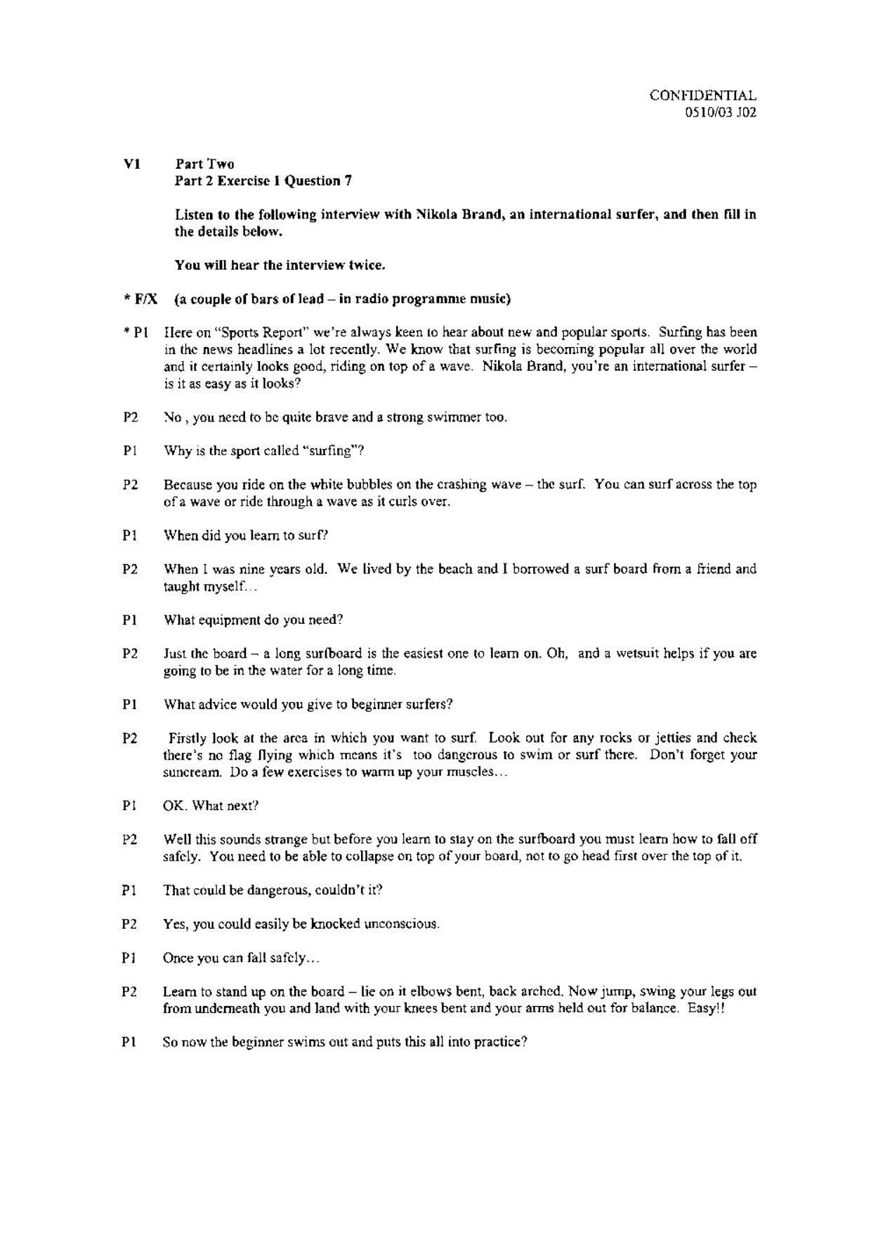 Mark scheme, page 8 of 14